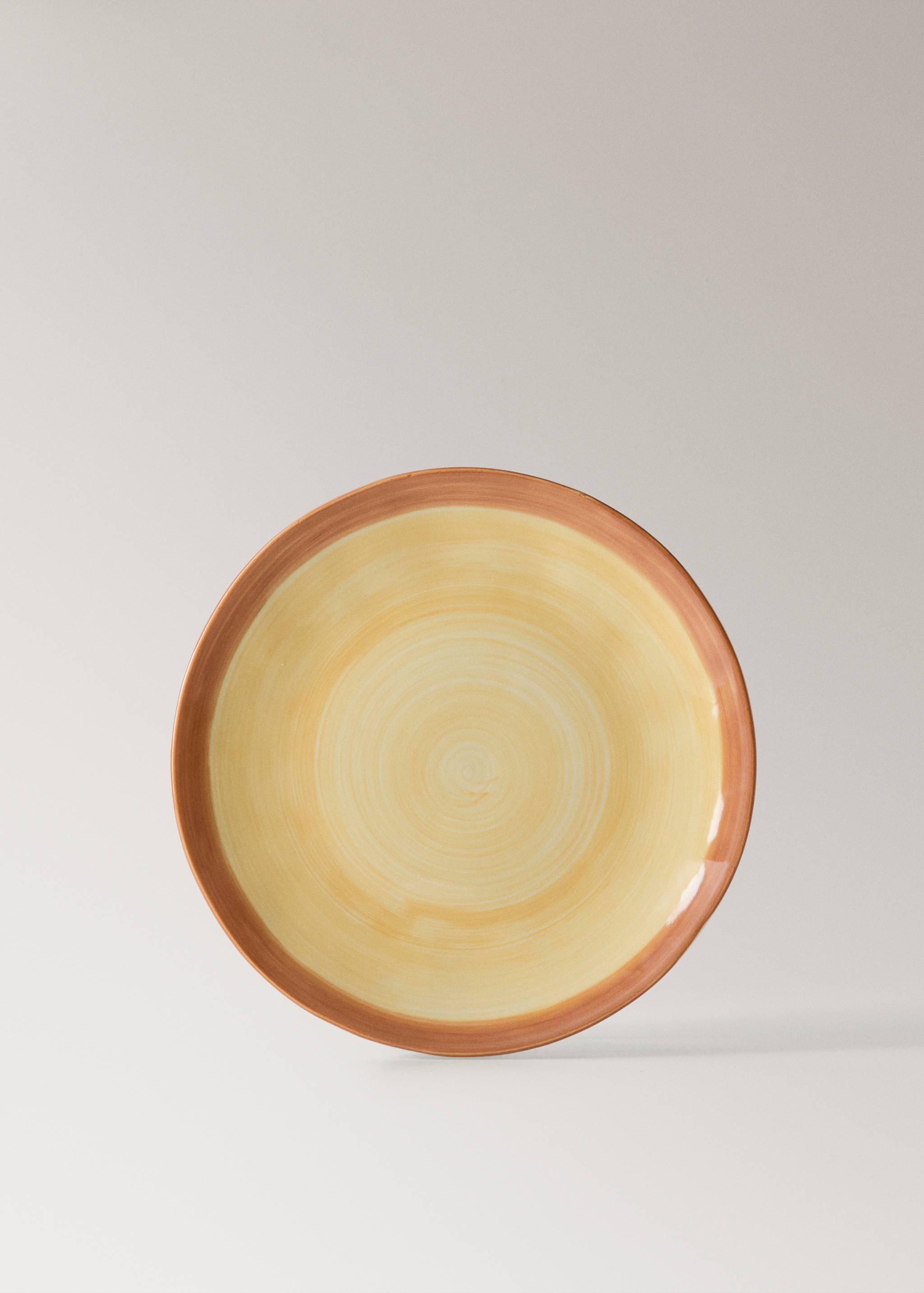 Spin wash stoneware flat plate - Article without model