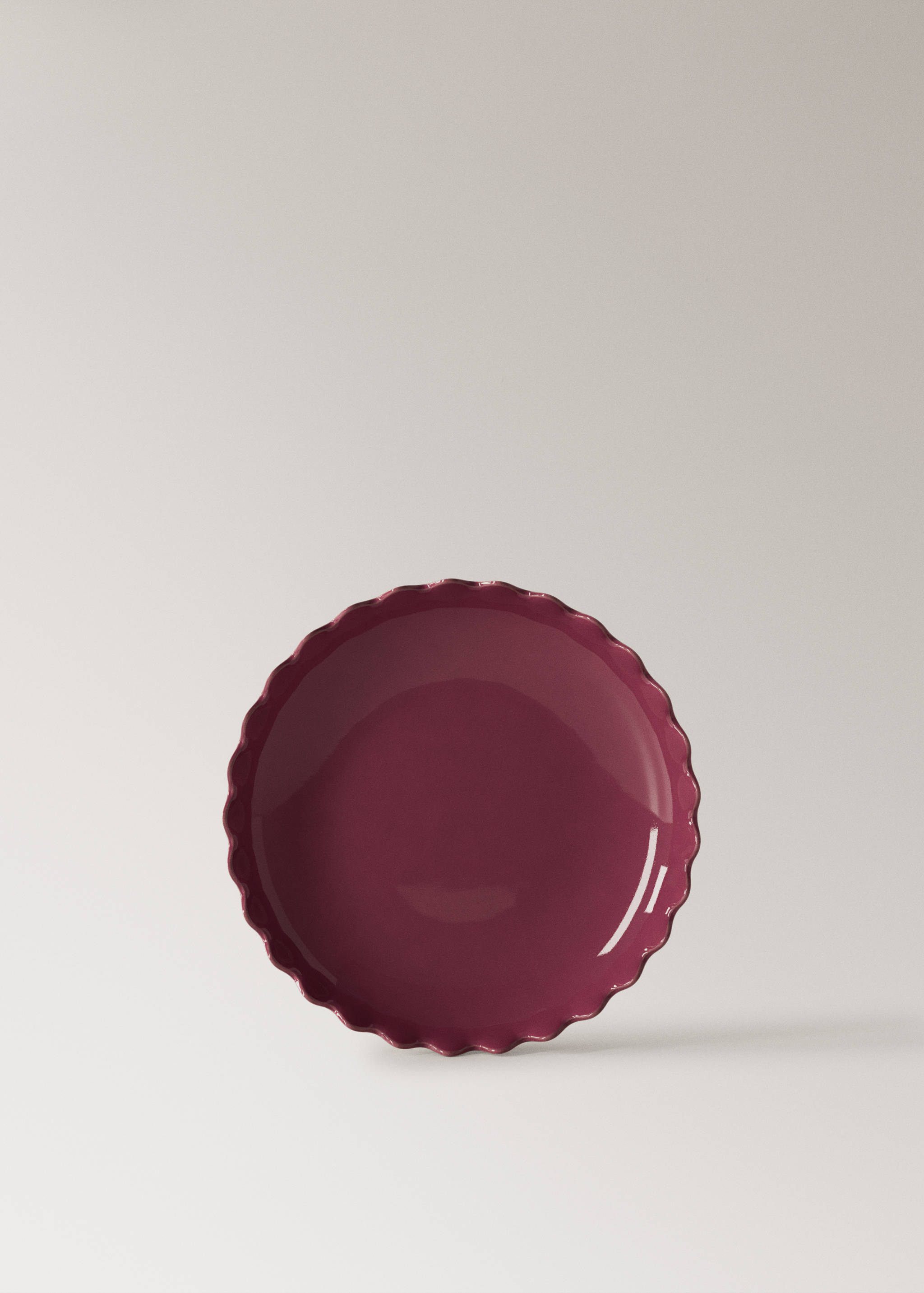 Schüssel aus Steingut mit Wellenmuster, Farbe - Artikel ohne Model