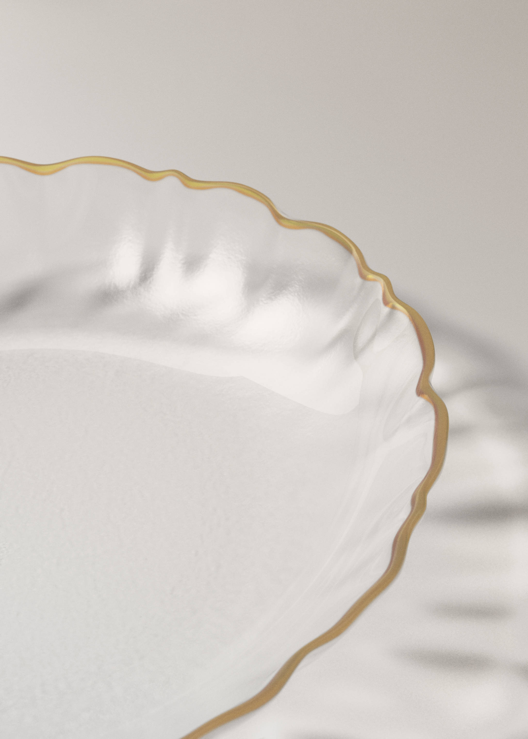 Schale aus Glas mit Kontrastdetail - Detail des Artikels 1