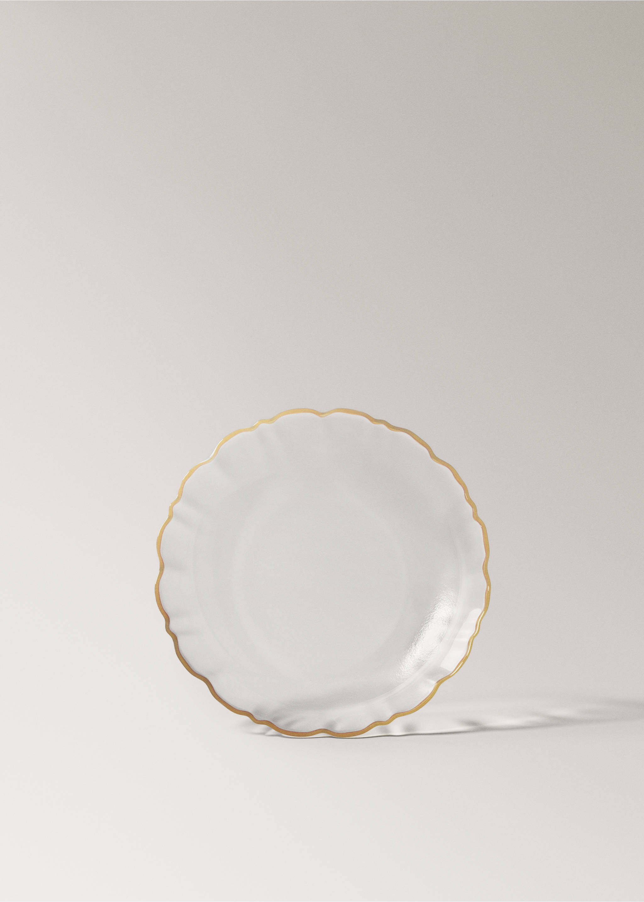 Glass contrast bowl - Article without model, Ice Grey. Ref: 27041531-00.