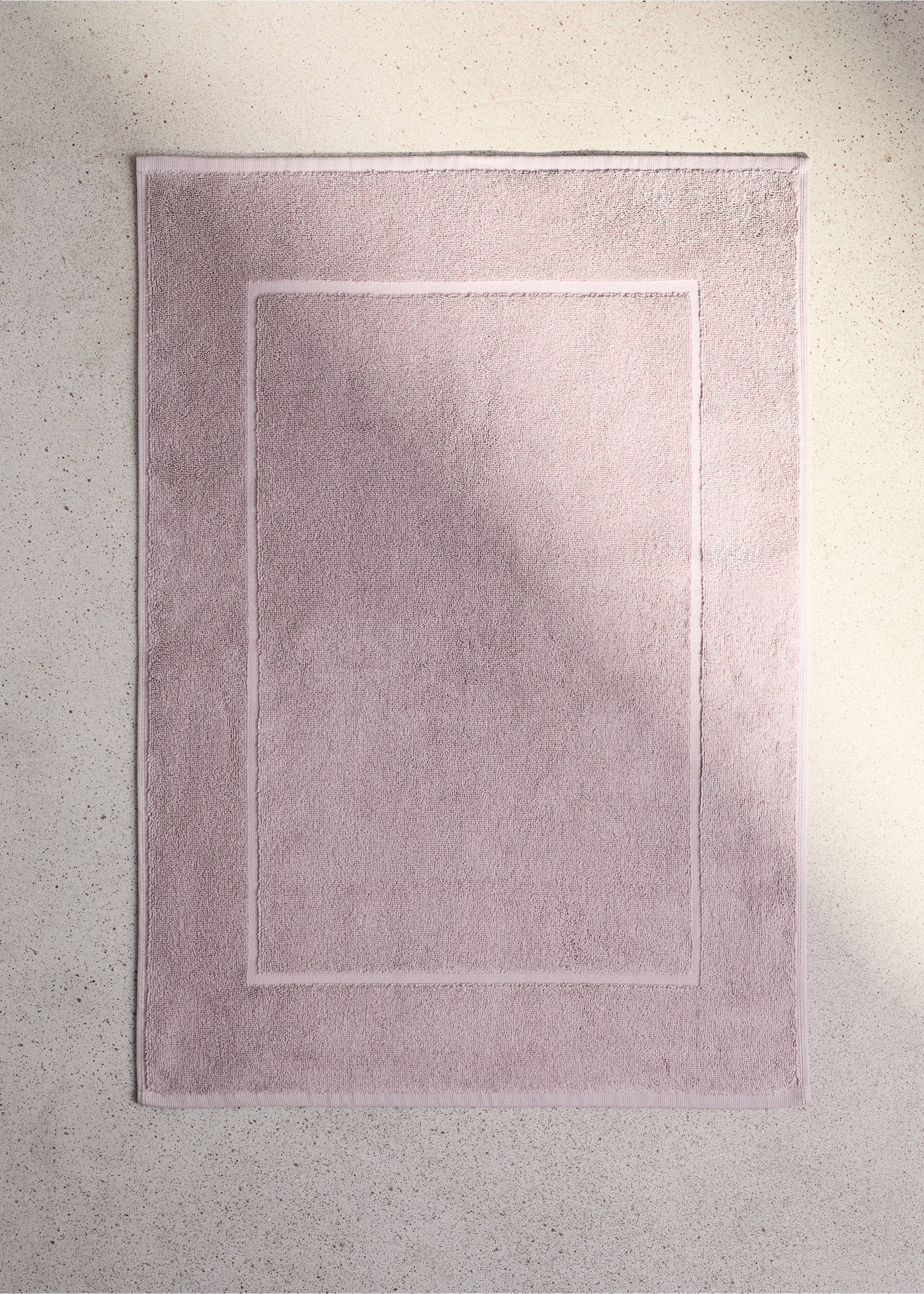 Tapis de bain en coton - Plan général, Lavande. Ref: 27041532-00.