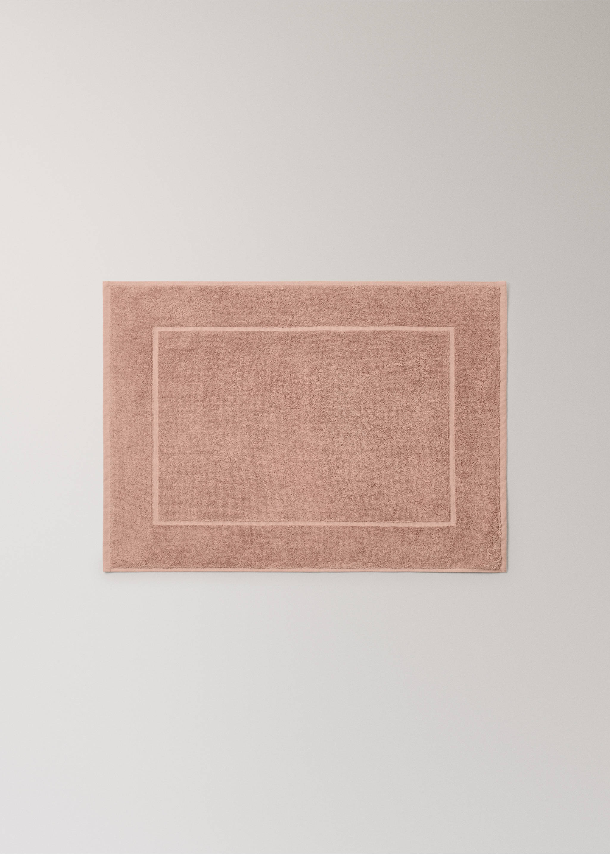 Cotton bath mat - Article without model, Nude. Ref: 27041532-00.