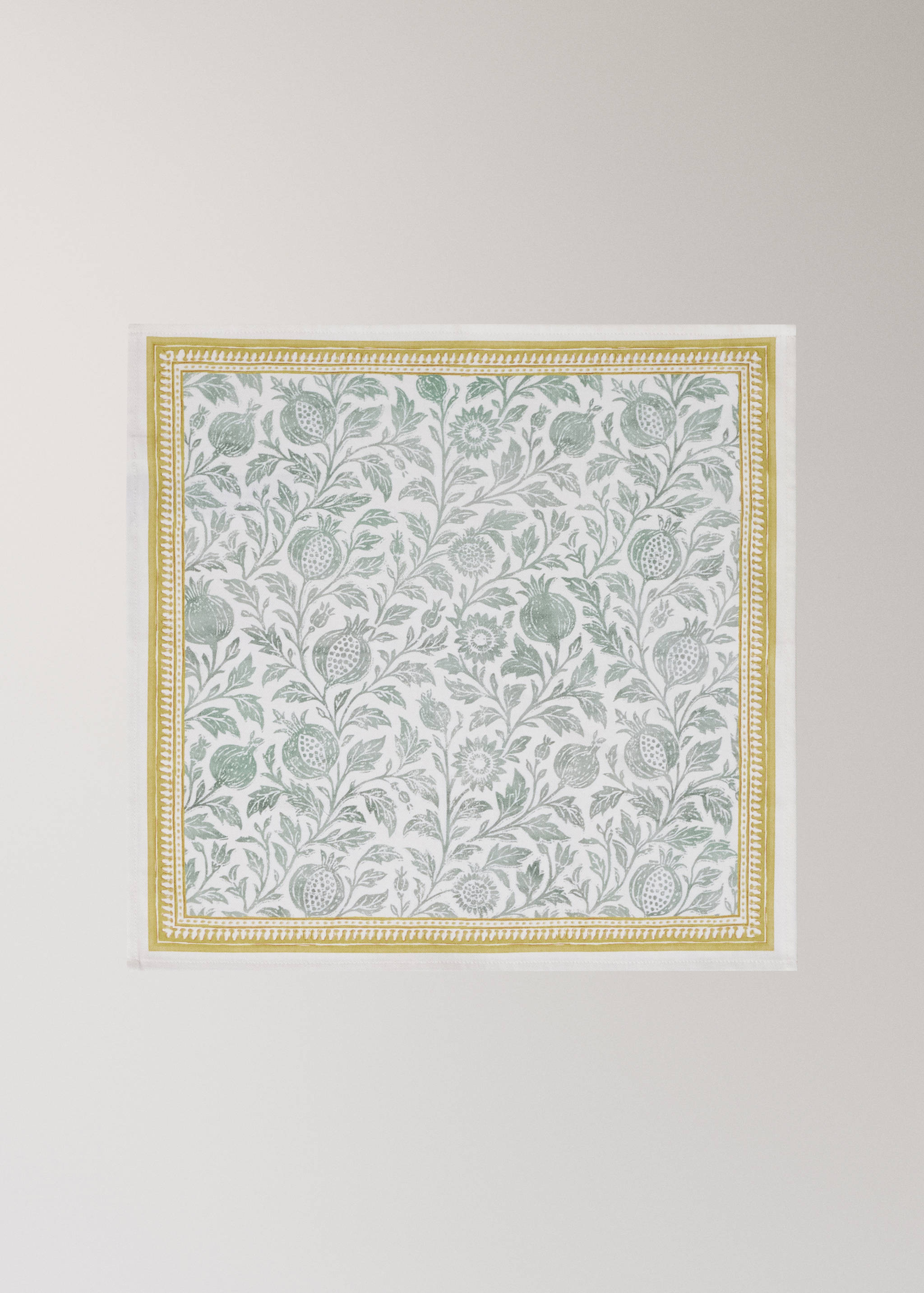 Block print style cotton napkins - Article without model