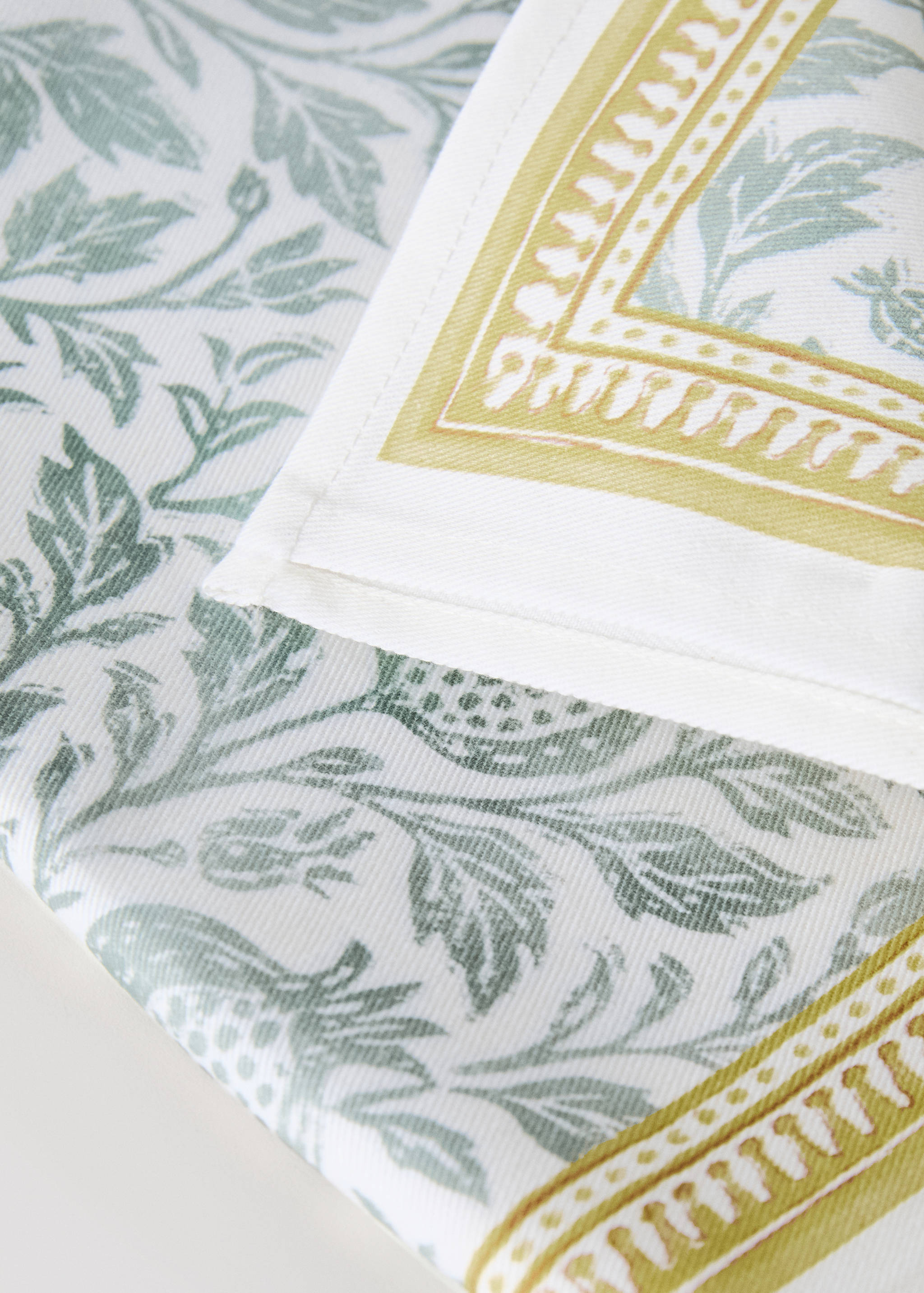 Block print style cotton napkins - Details of the article 2