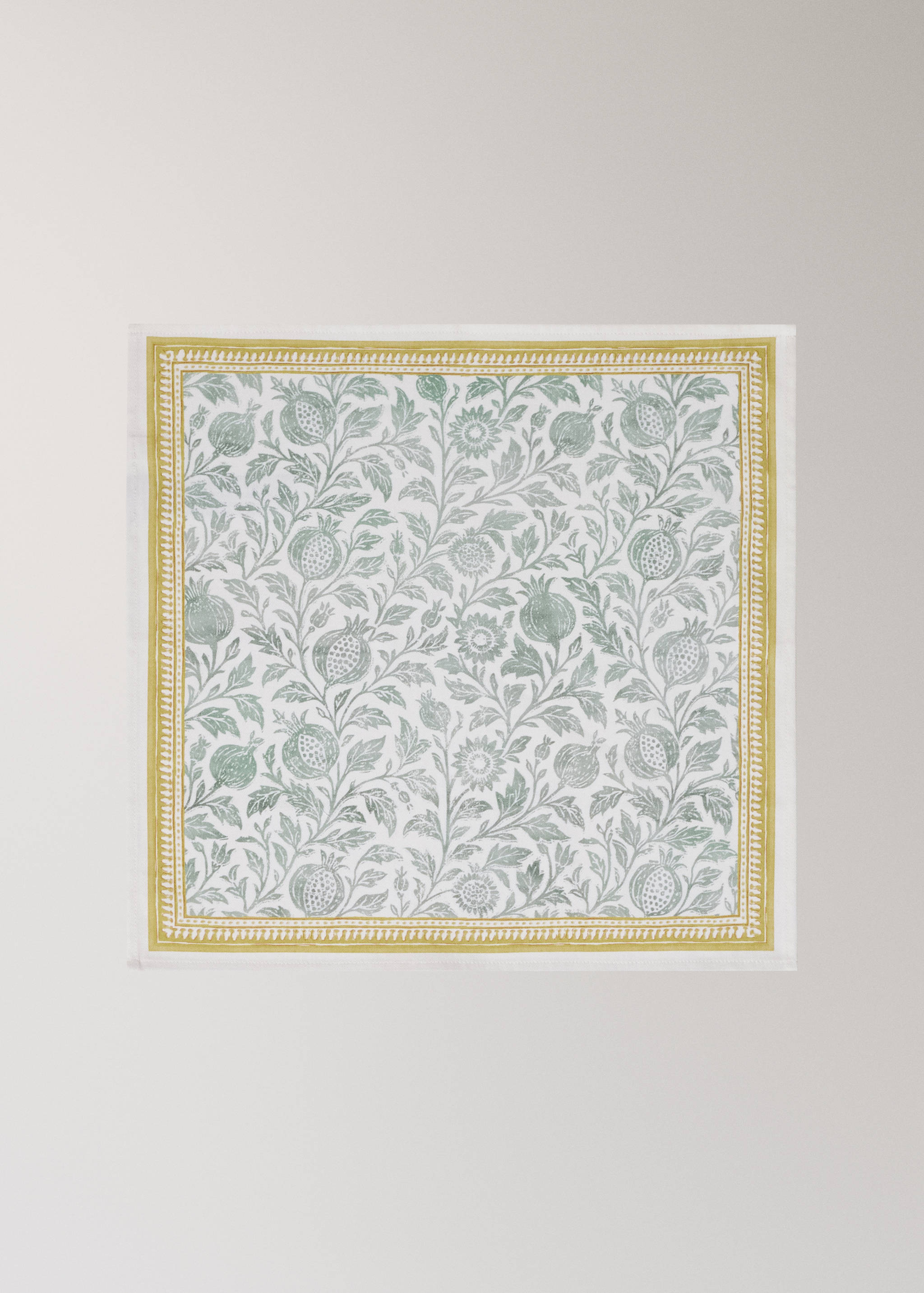 Block print style cotton napkins - Article without model