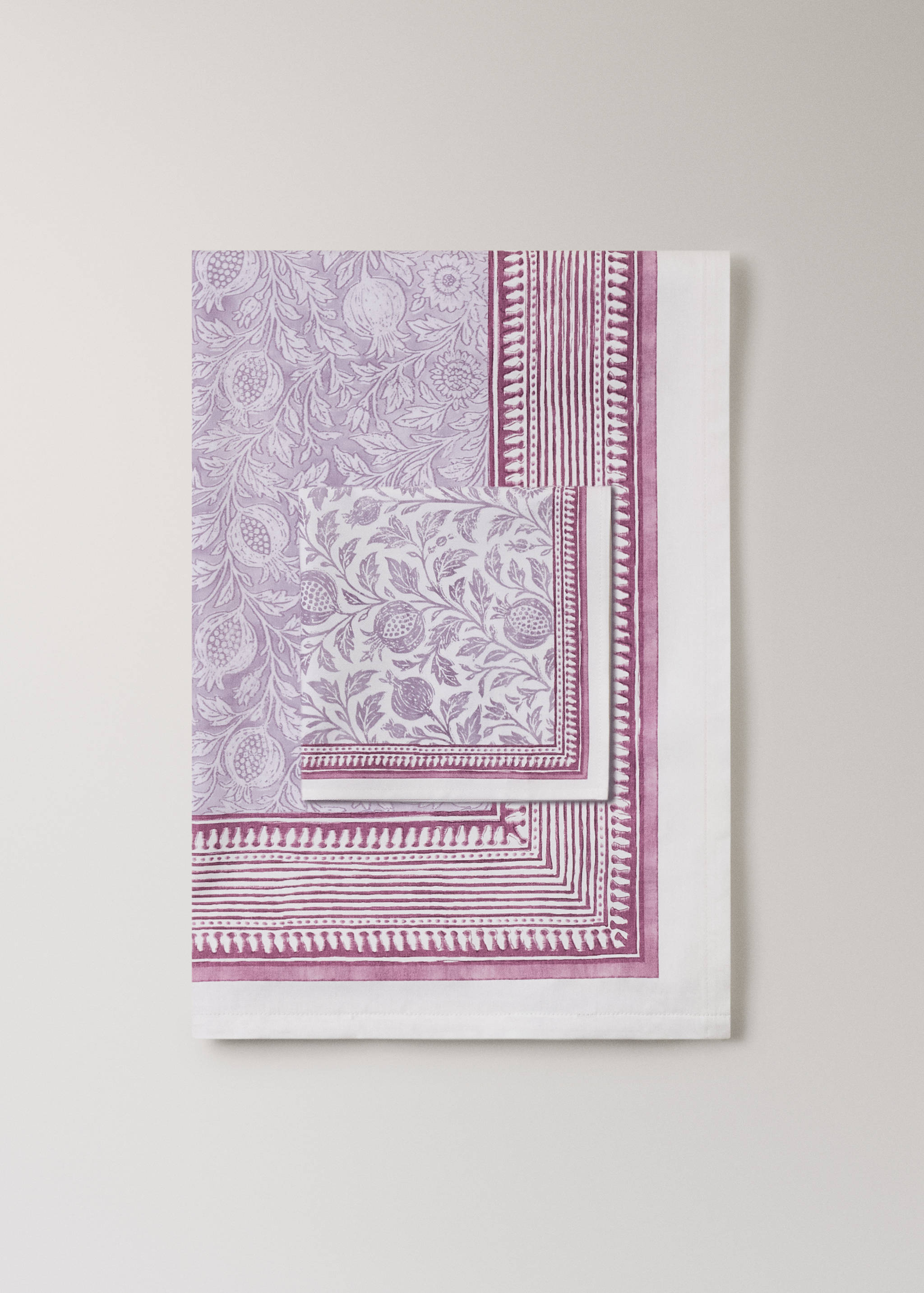 Block print style cotton napkins - Details of the article 3