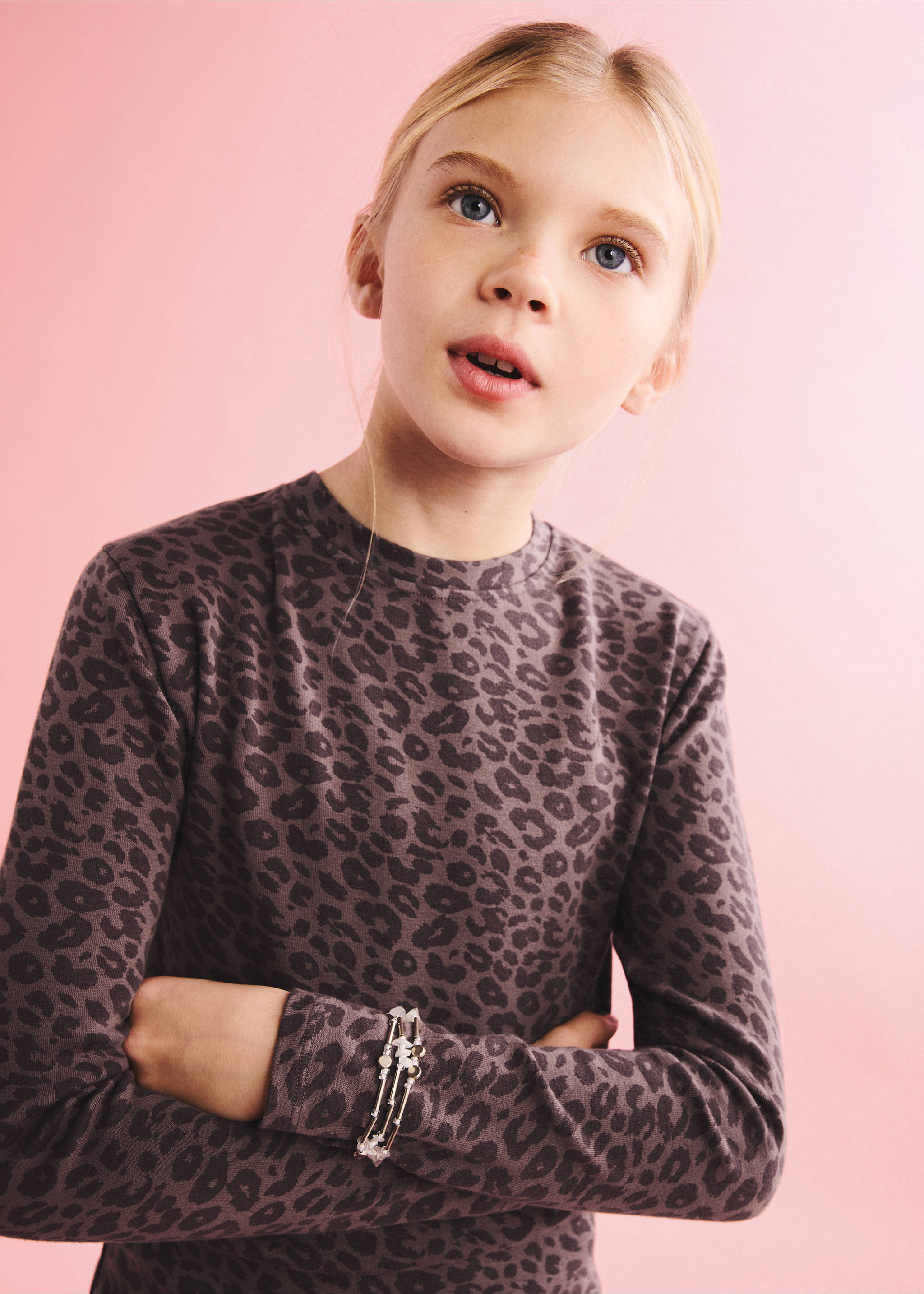 动物印花T恤 - null, 巧克力色. Ref: 27041535-00.