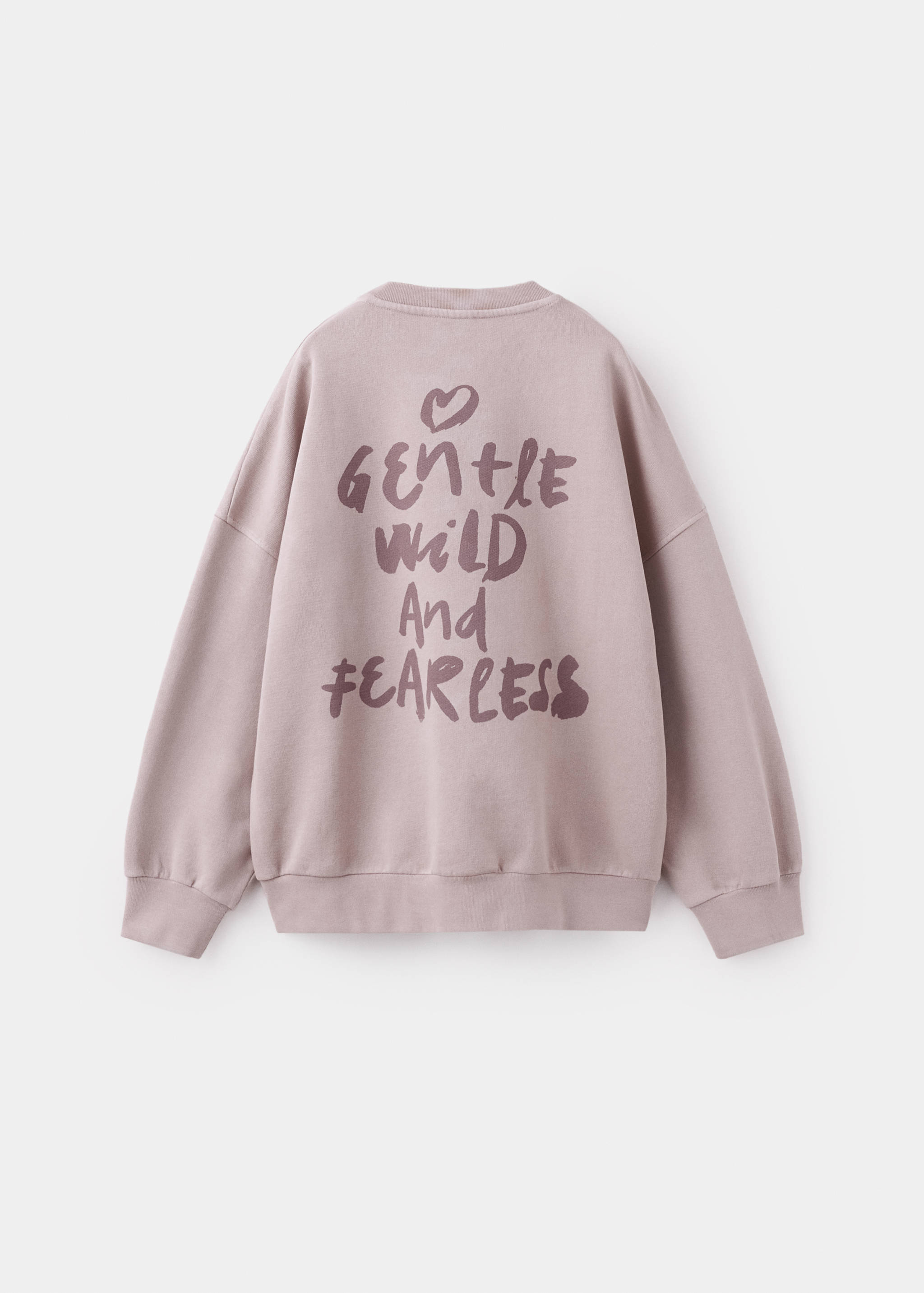 Oversized printed sweatshirt - Reverse of the article