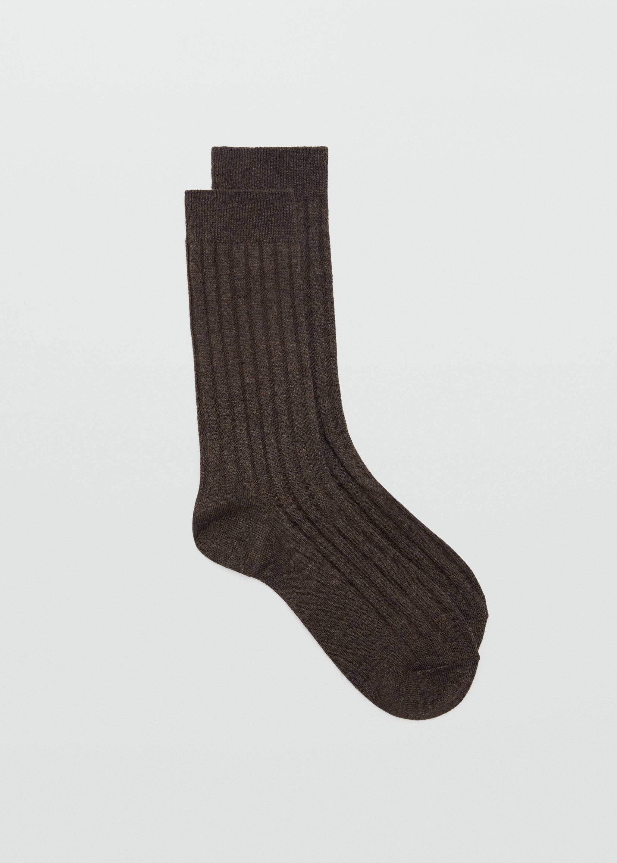 Ribbed wool blend socks - Article without model