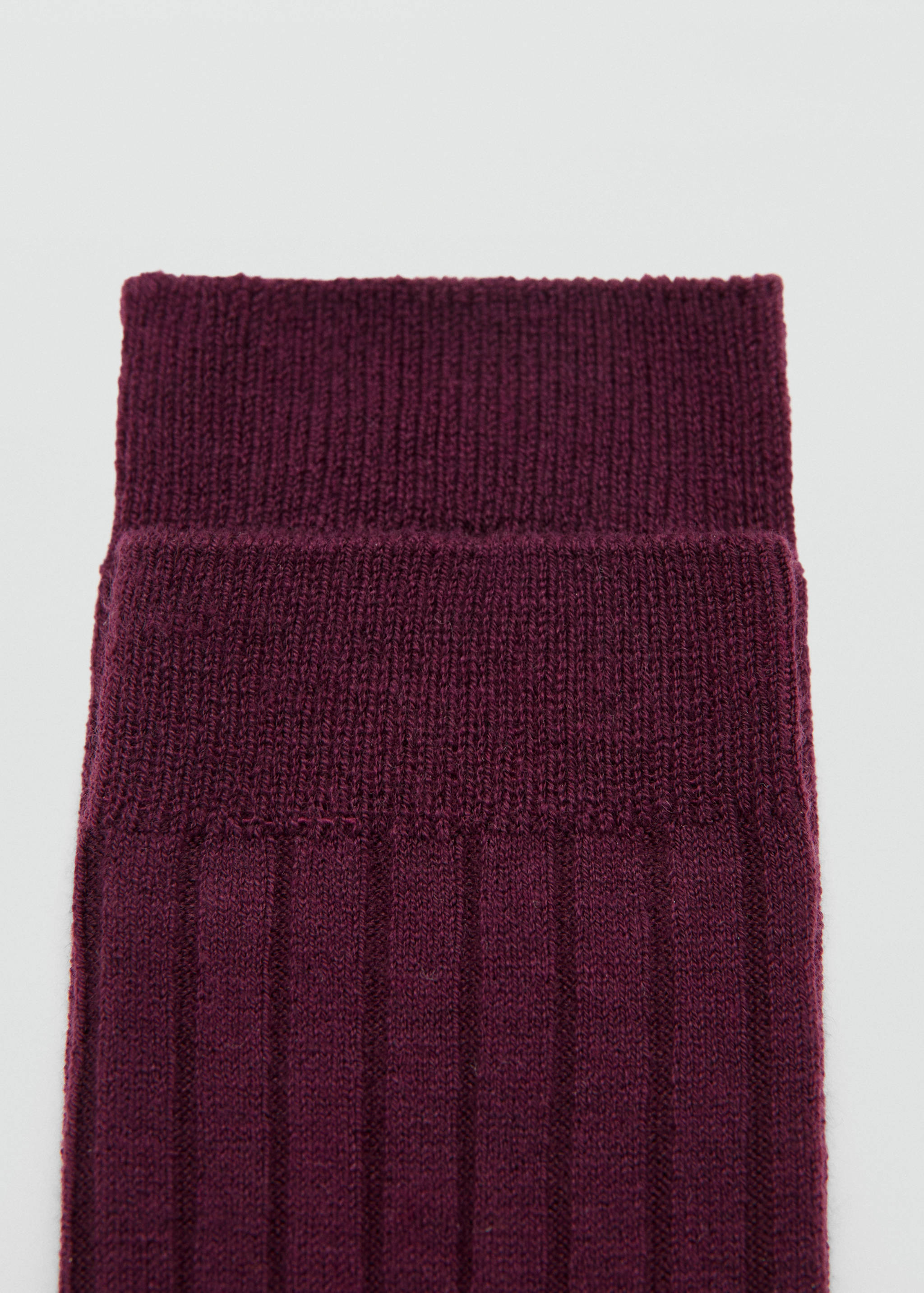 Ribbed wool blend socks - Details of the article 1