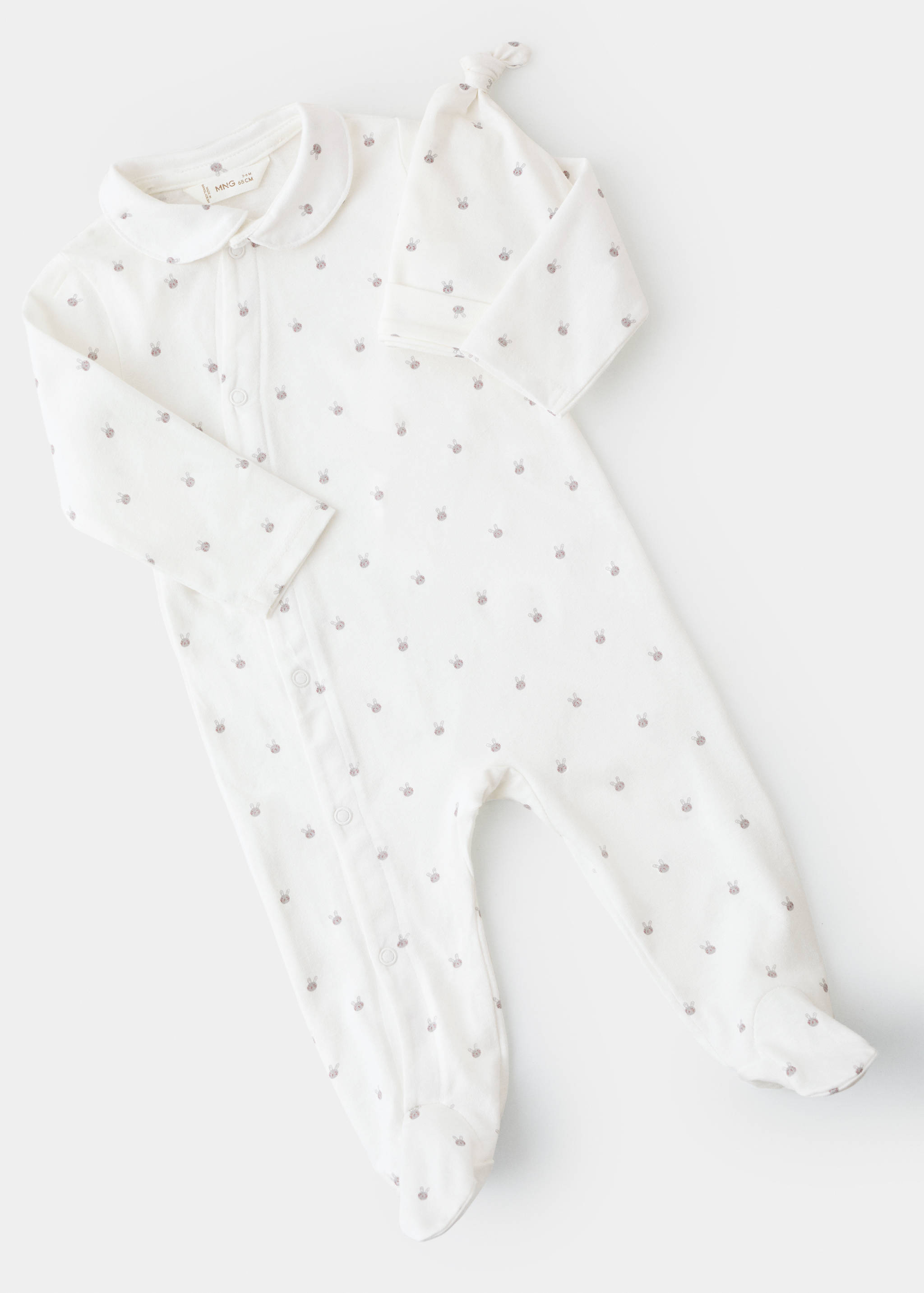 Pijama largo estampado - Detalle del artículo 8