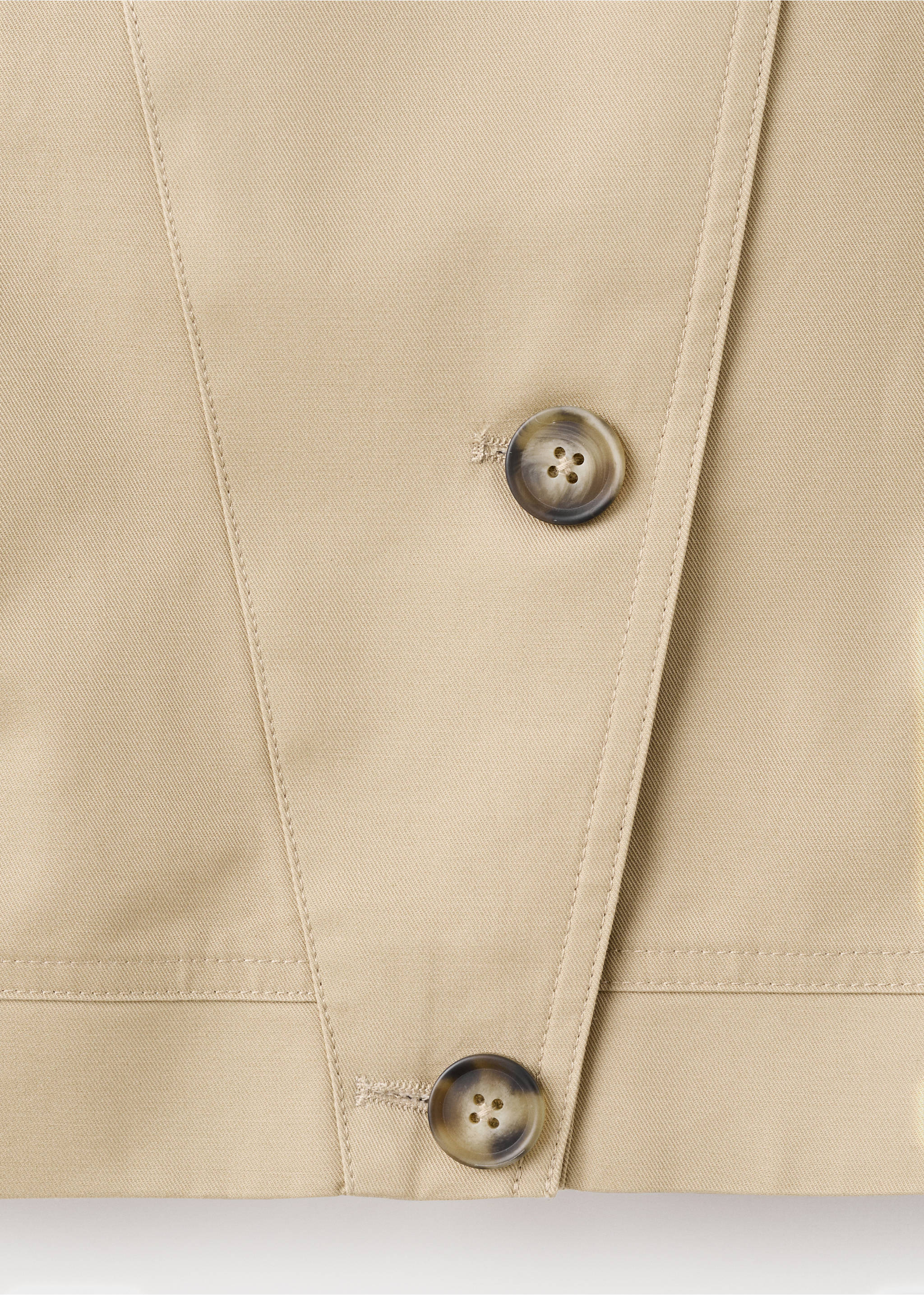 Trench crop croisé - Détail de l'article 0, Beige. Ref: 27042543-00.