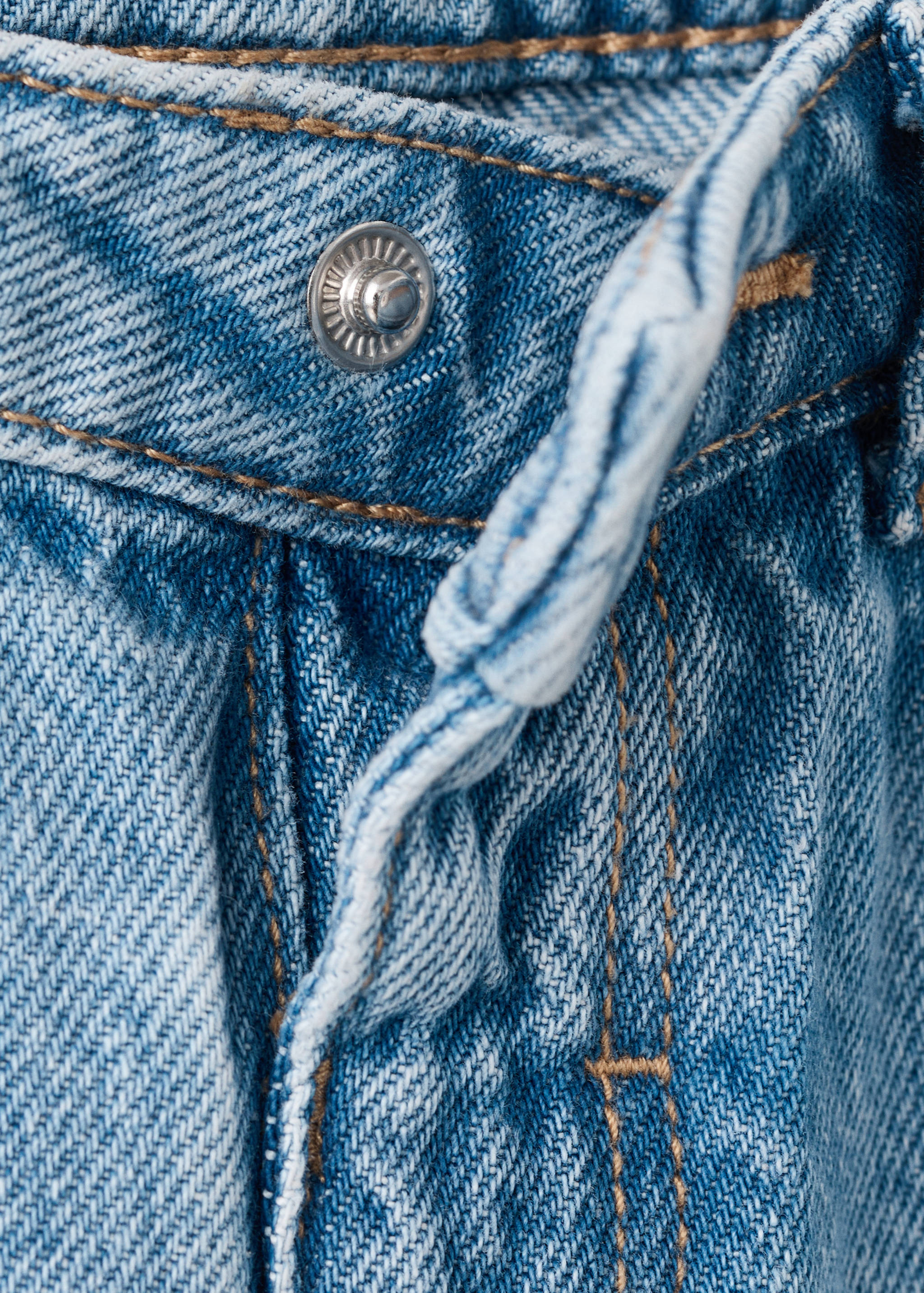 Wide leg long jeans - Details of the article 8