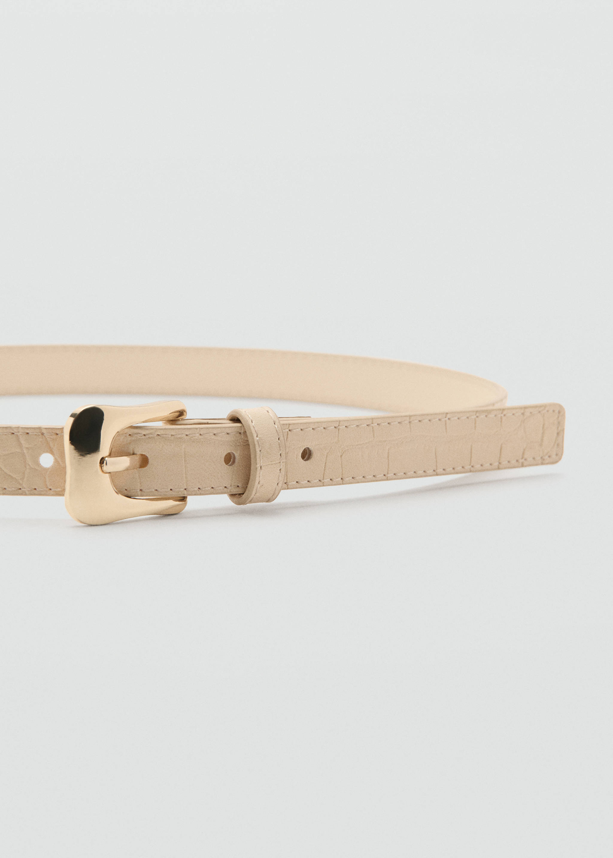 Croco faux-leather belt - Details of the article 1
