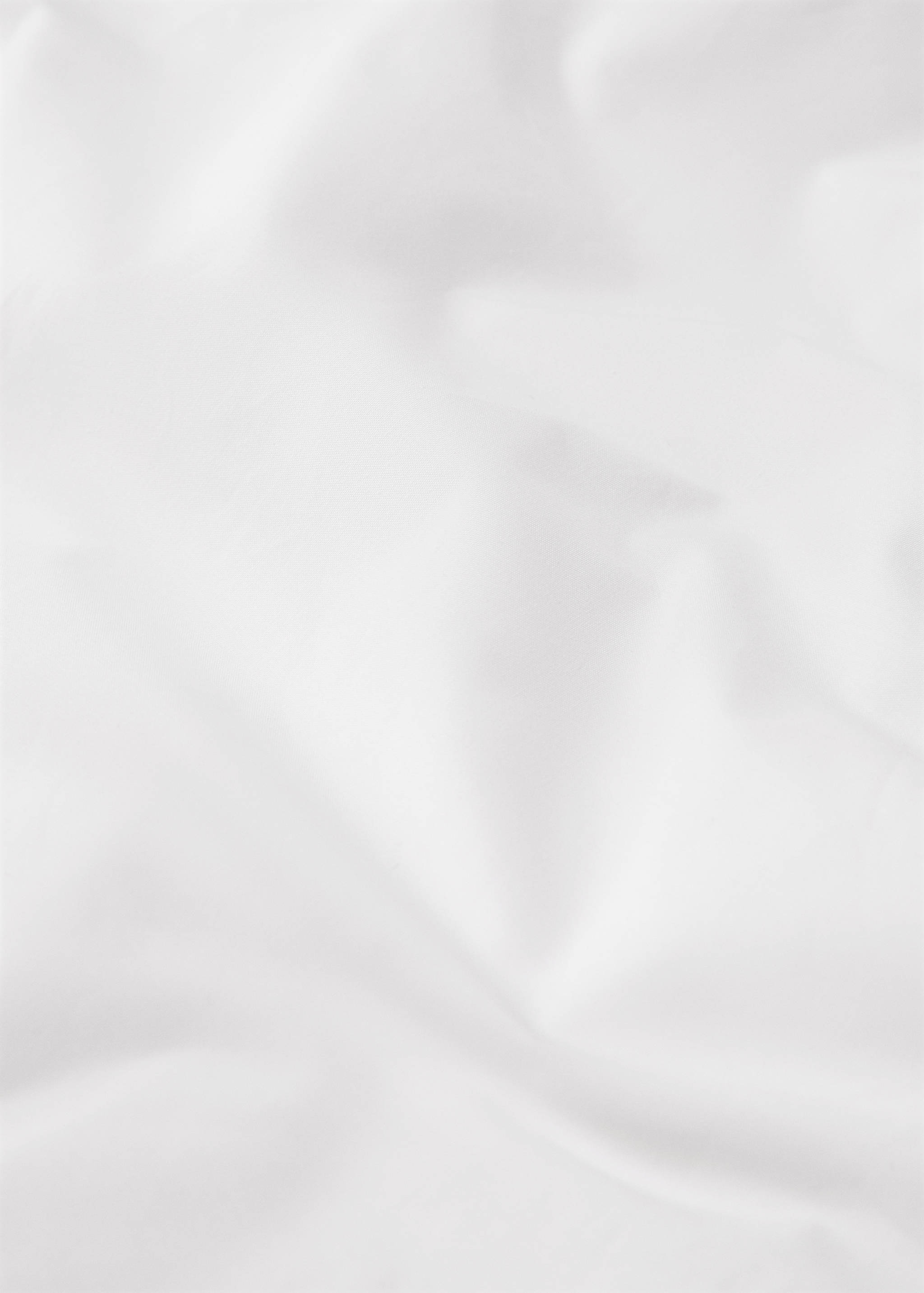 Percale cotton entrees flat sheet Queen bed - Details of the article 2