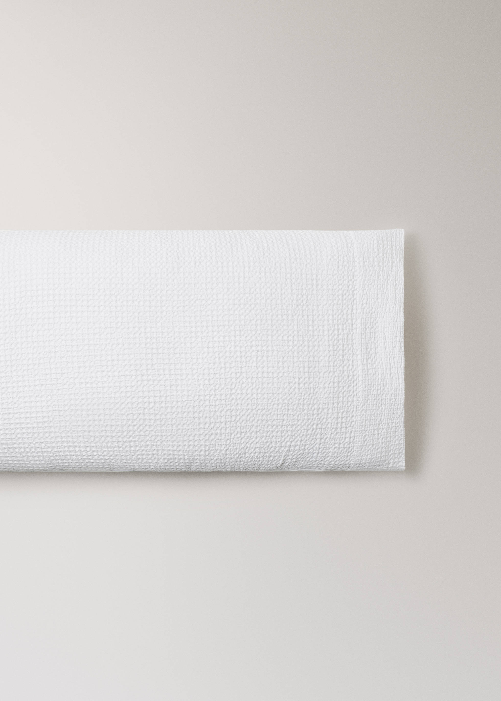 Housse d’oreiller coton percale nid d’abeille 45x110 cm - Article sans modèle