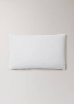 Two cotton waffle percale pillowcases 50x75 cm — White 6