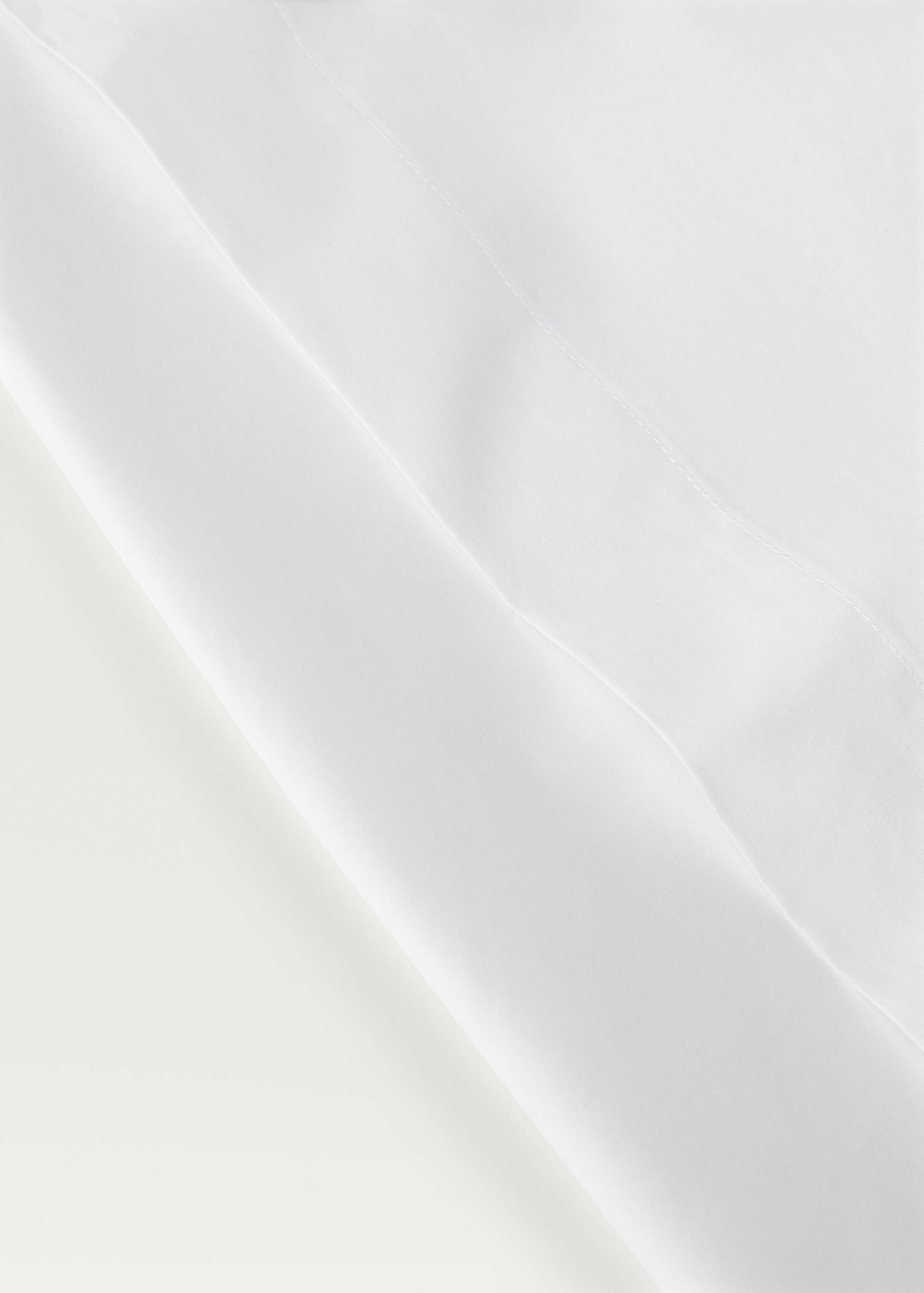 Drap plat percale de coton lit 135/140 cm - Plan moyen