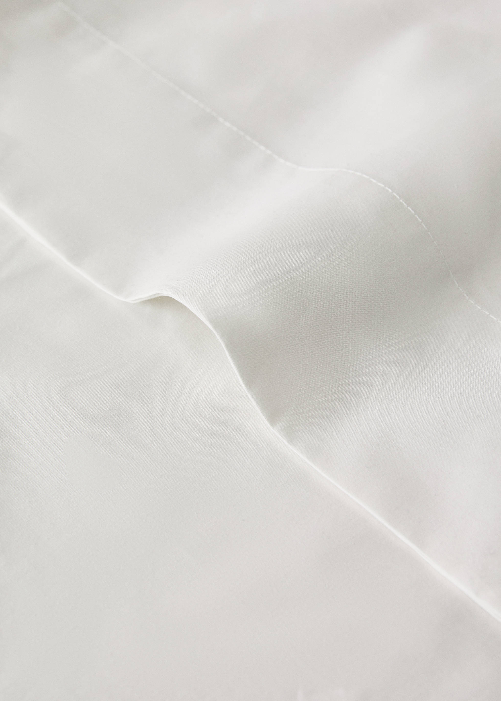 Percale cotton 200 thread pillow case 45x110cm - Details of the article 1