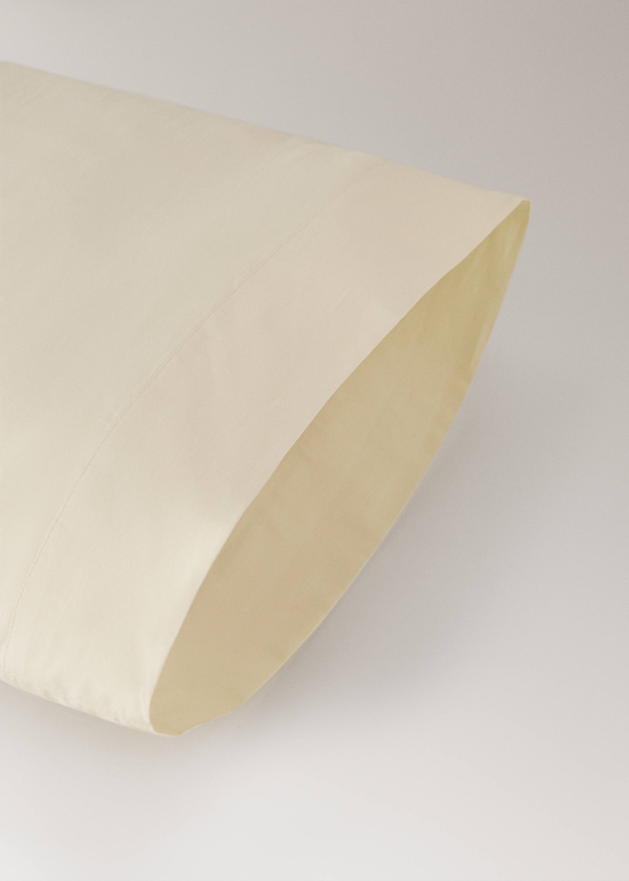 Percale cotton 200 thread pillow case 45x110cm - Details of the article 2