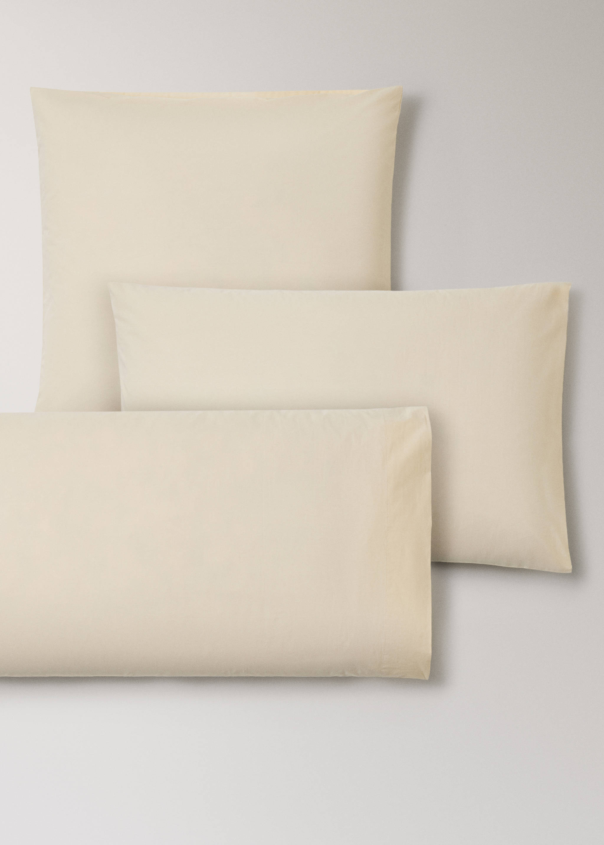 Percale cotton 200 thread pillow case 45x110cm - Details of the article 3