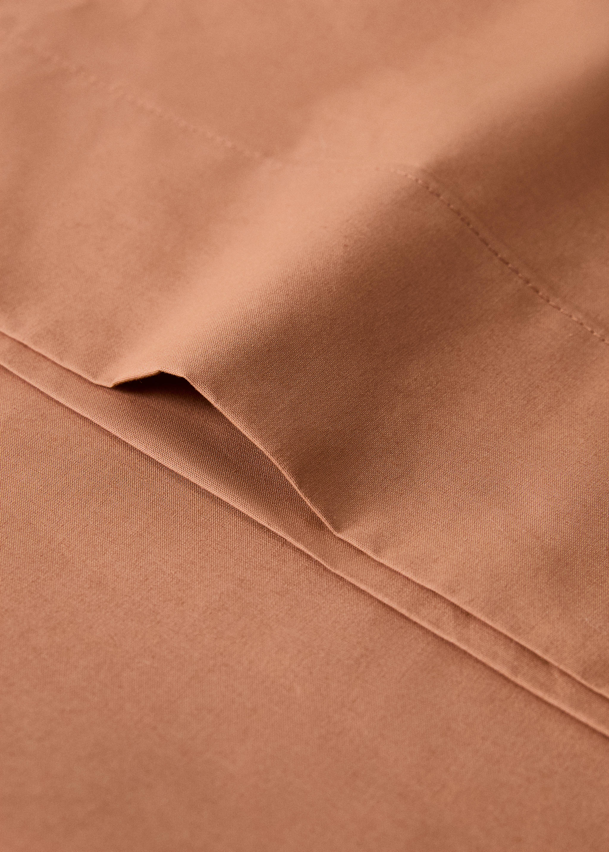 Percale cotton 200 thread pillow case 45x110cm - Details of the article 1