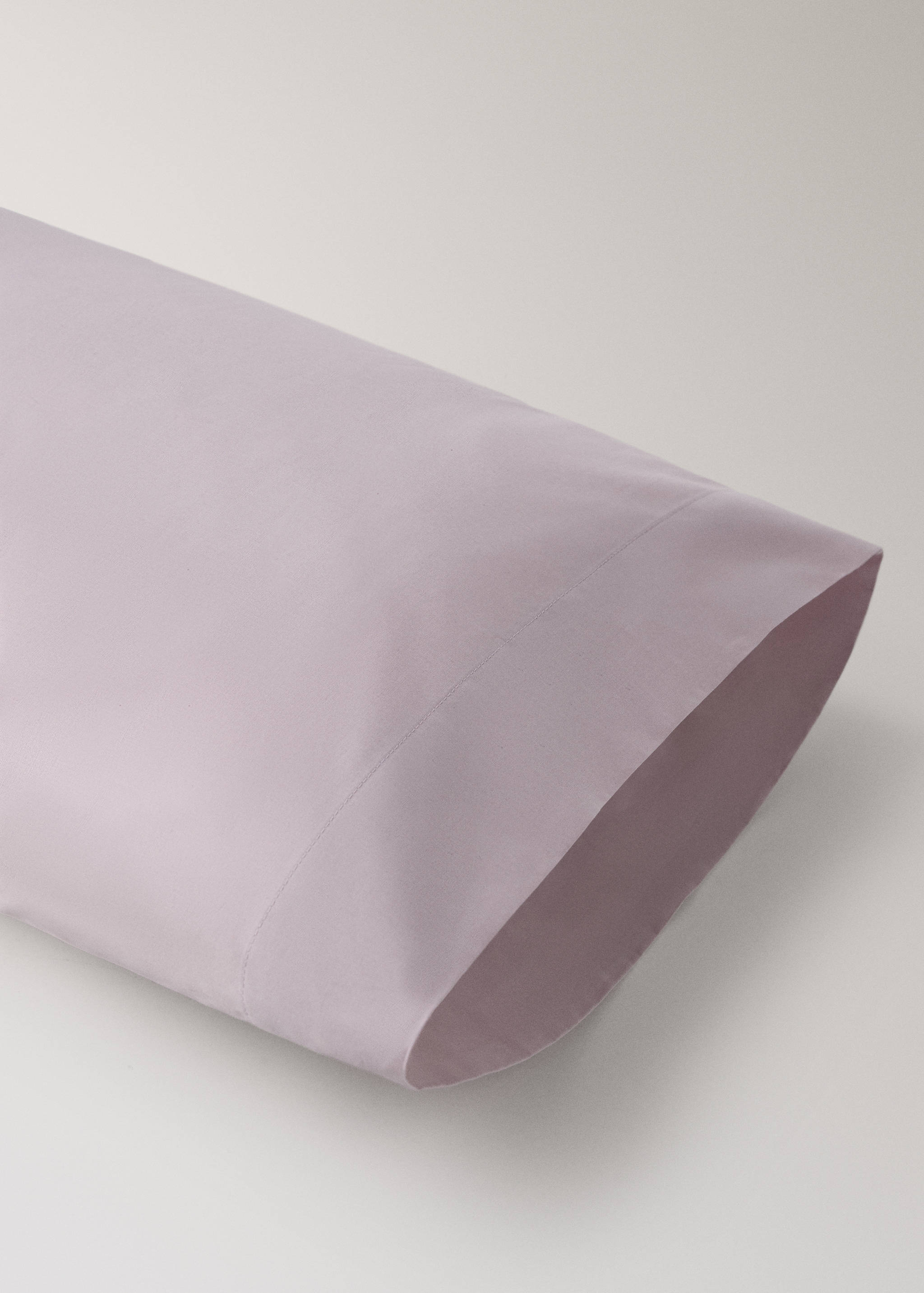Percale cotton 200 thread pillow case 45x110cm - Details of the article 2