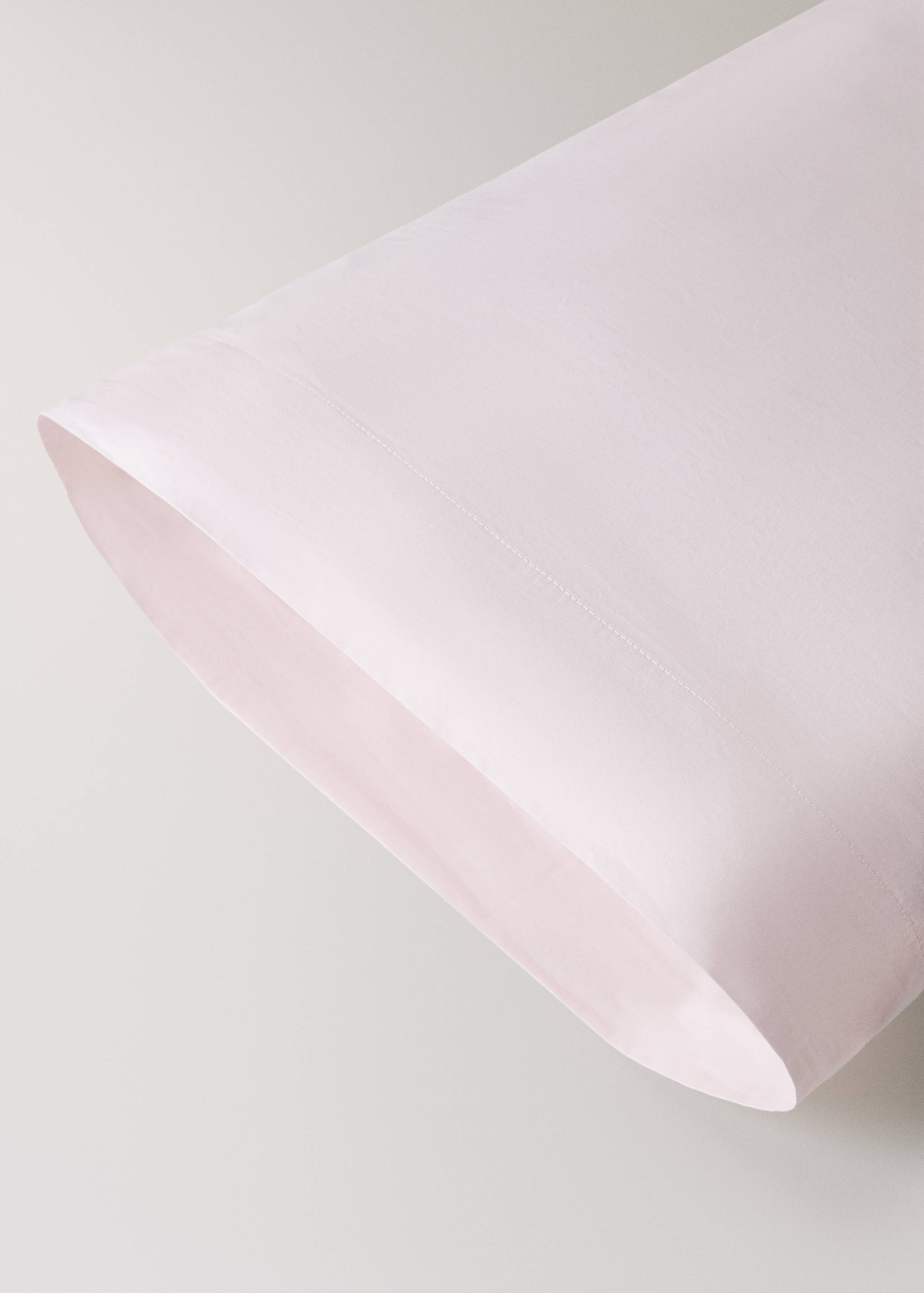 Percale cotton 200 thread pillow case 45x110cm - Details of the article 2