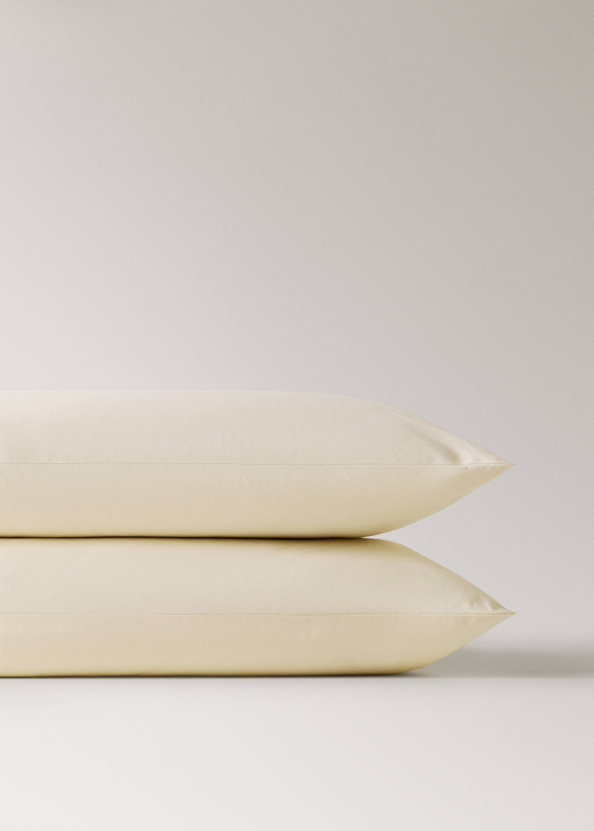 Two 200-thread count percale cotton pillowcases 50x75cm - Details of the article 3