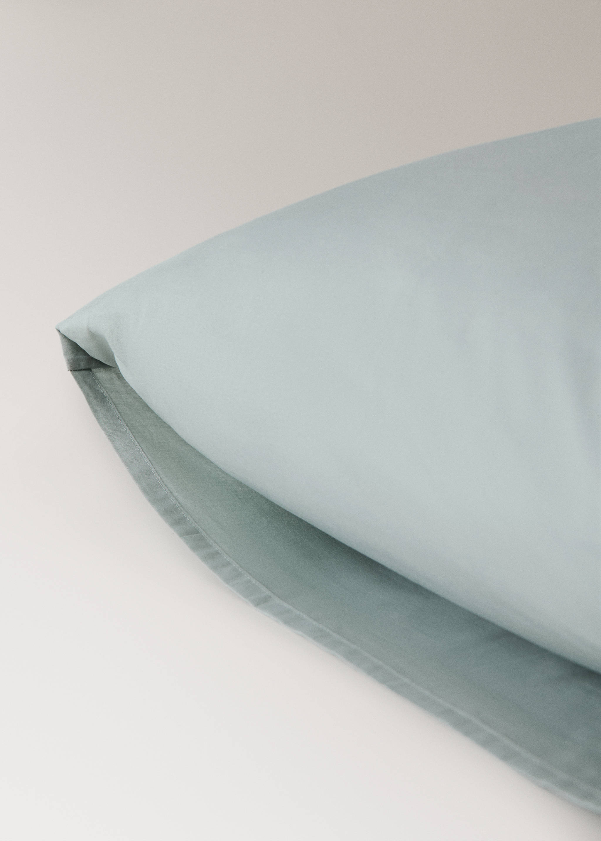 Two 200-thread count percale cotton pillowcases 50x75cm - Details of the article 2