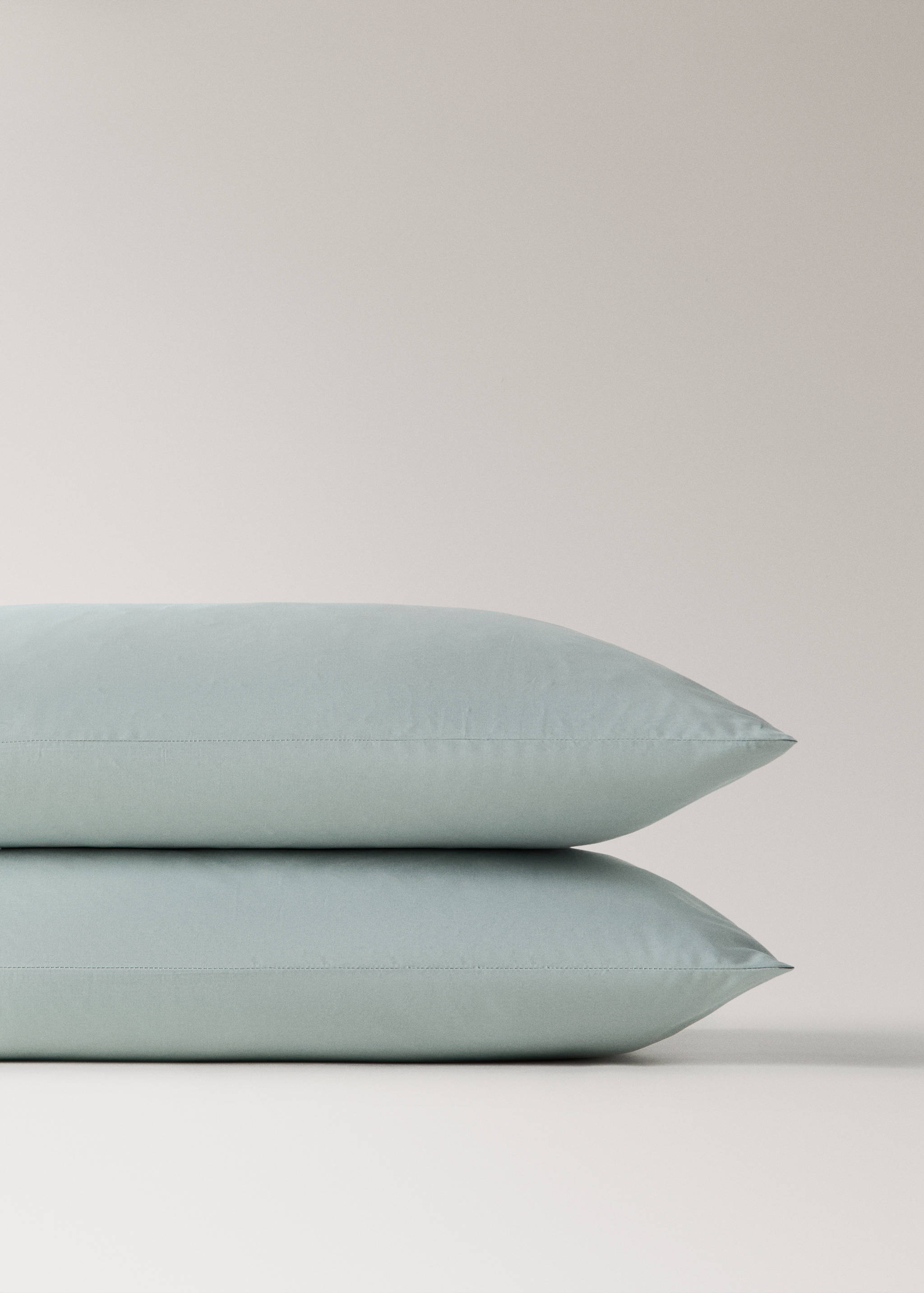 Two 200-thread count percale cotton pillowcases 50x75cm - Details of the article 3