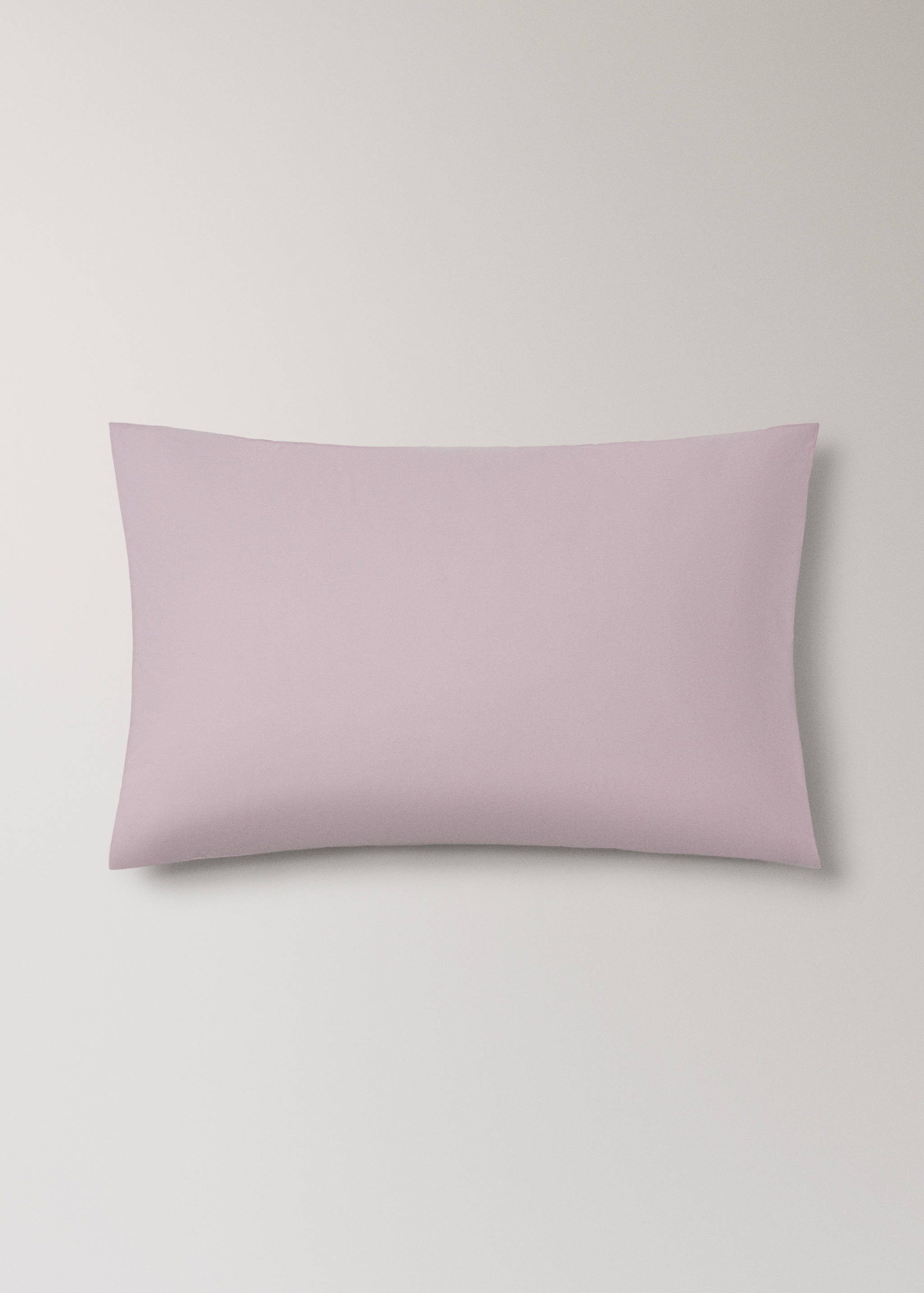Two 200-thread count percale cotton pillowcases 50x75cm - Article without model