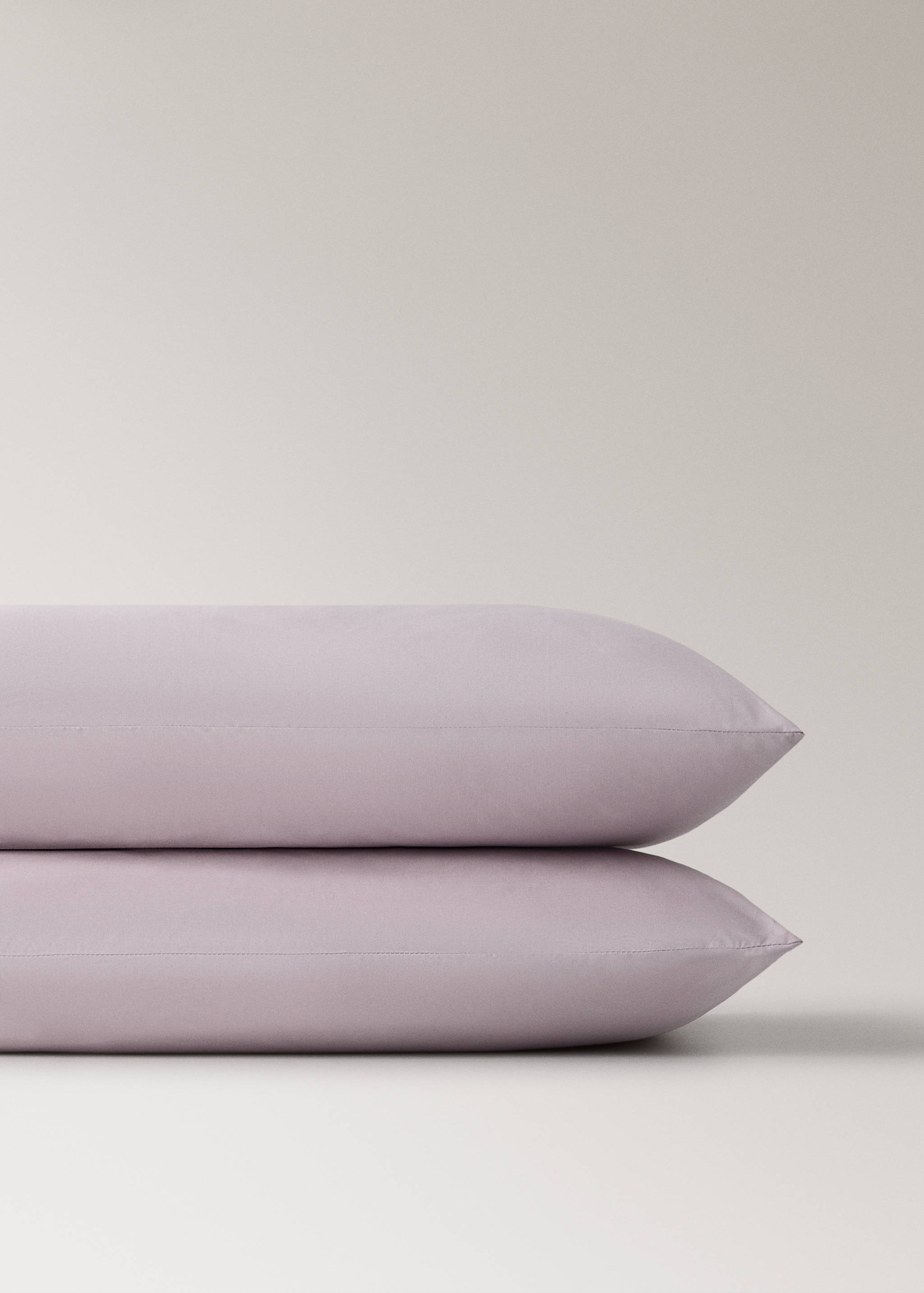 Two 200-thread count percale cotton pillowcases 50x75cm - Details of the article 3