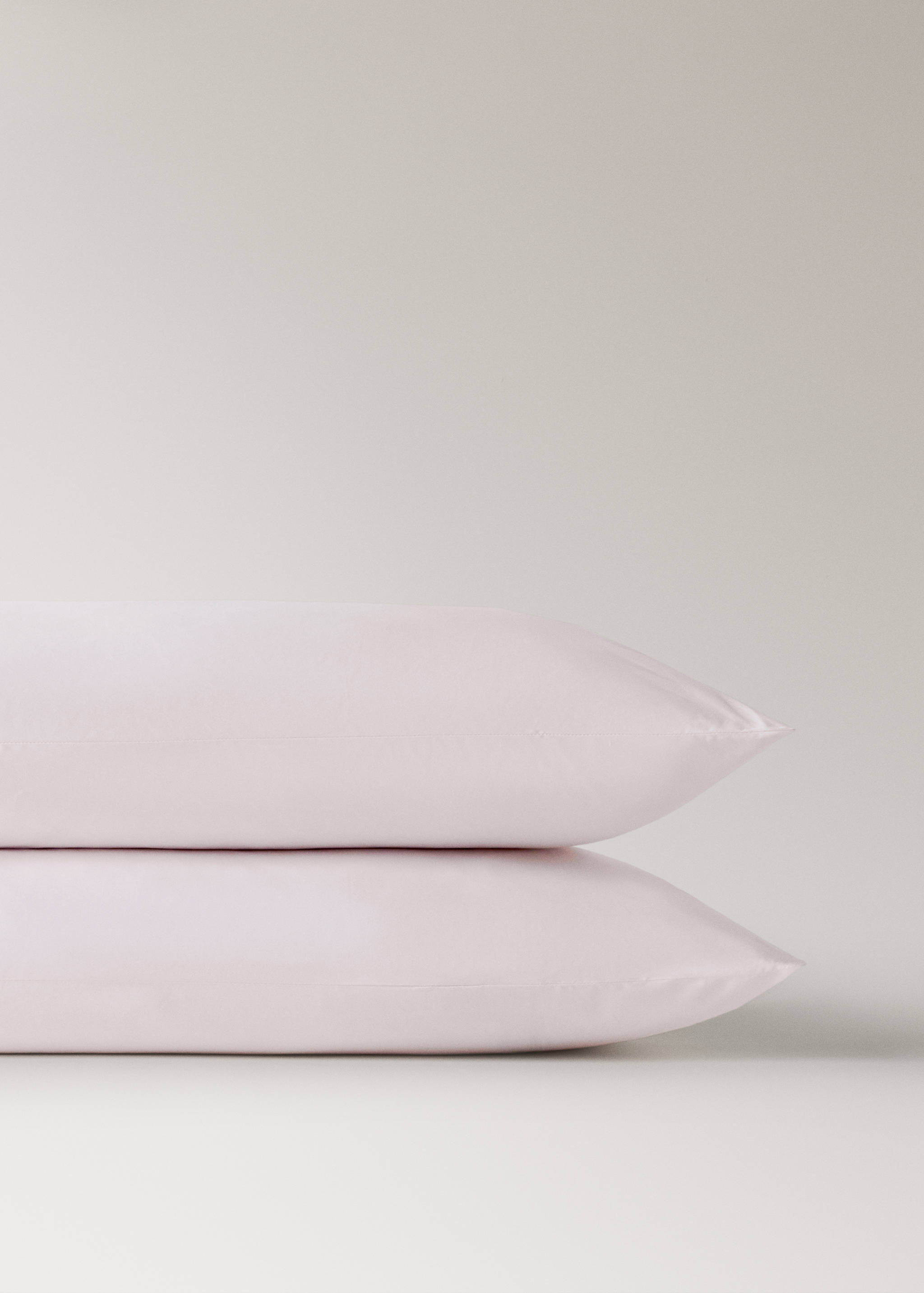 Two 200-thread count percale cotton pillowcases 50x75cm - Details of the article 3