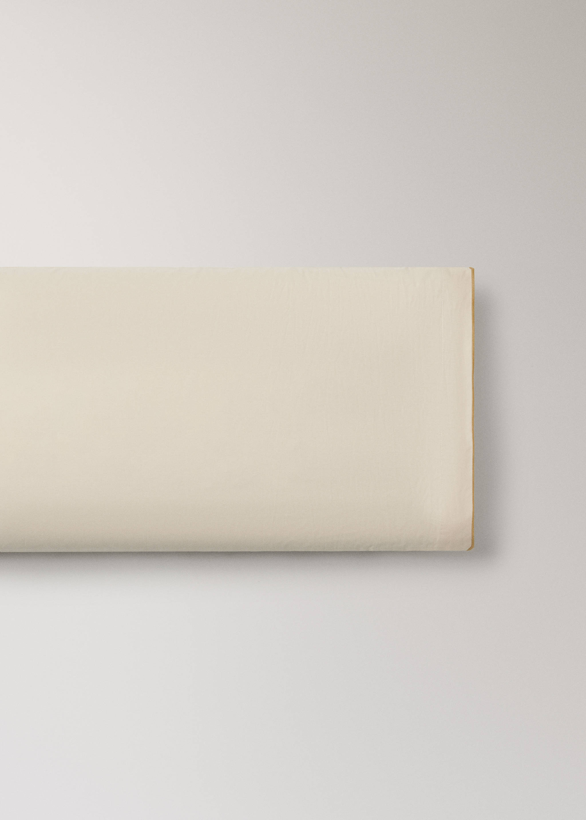 Reversible colour percale cotton pillow cover 45x110cm - Article without model