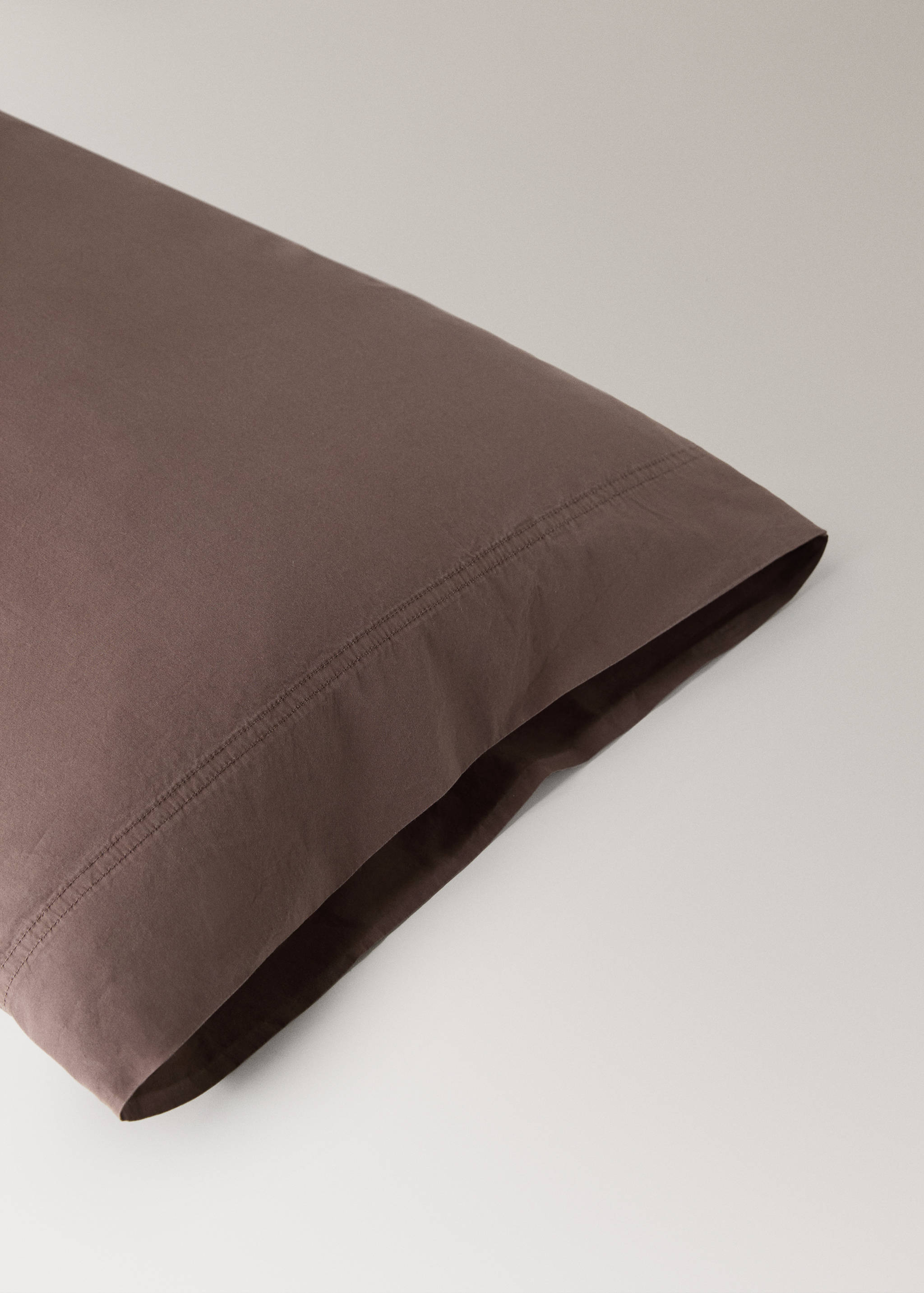 Kussensloop met dubbele stiknaad, van 300-draads katoen, 45x110 cm - Detail van het artikel 2