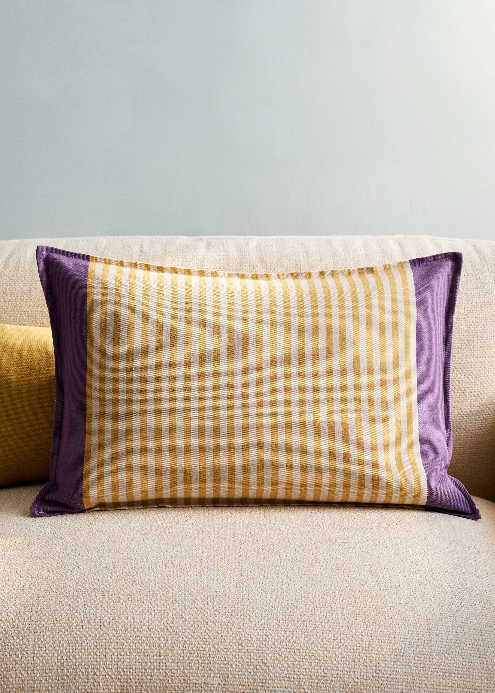 Cotton stripe cushion cover 40x60 cm - General plane