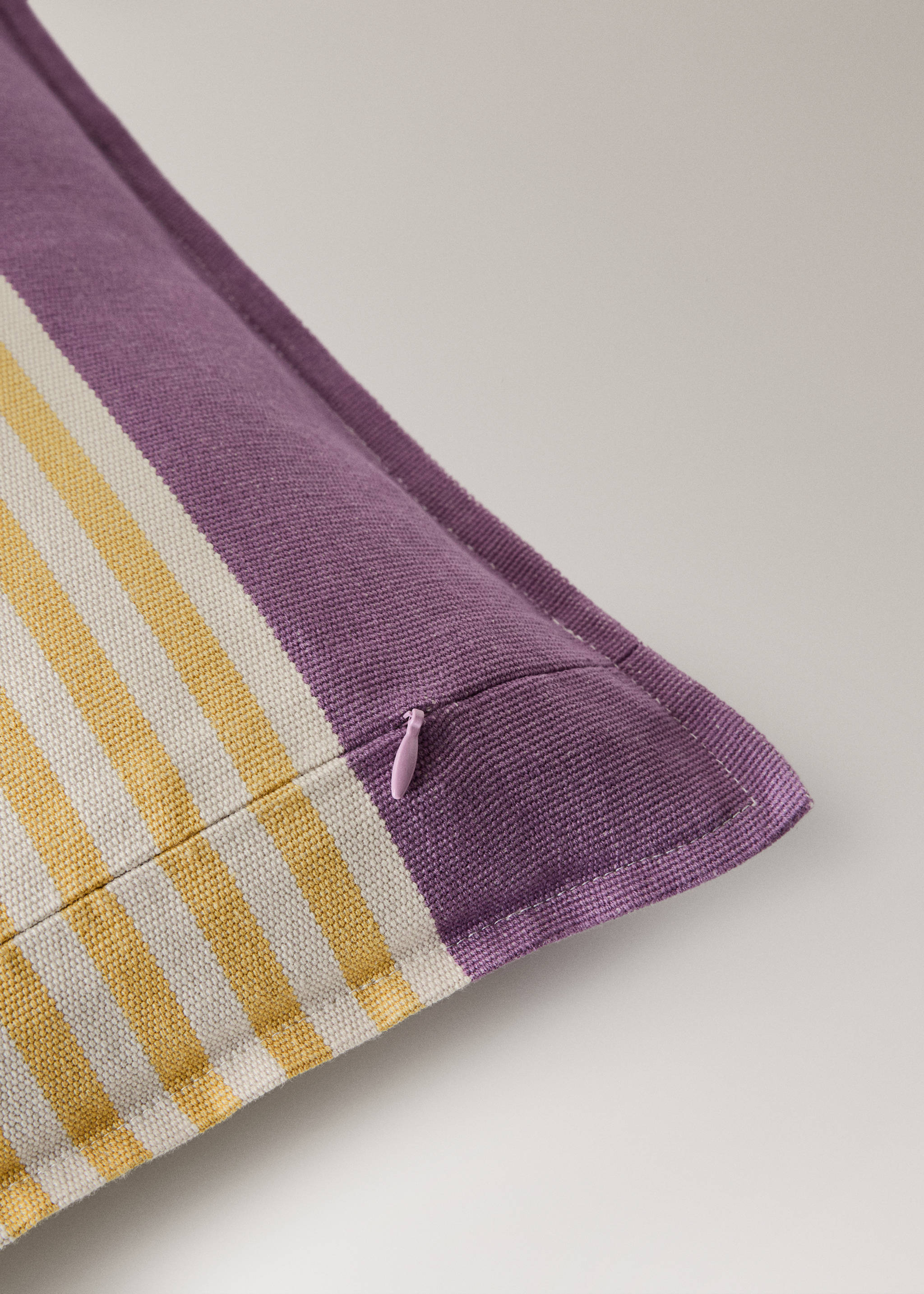 Cotton stripe cushion cover 40x60 cm - Details of the article 2