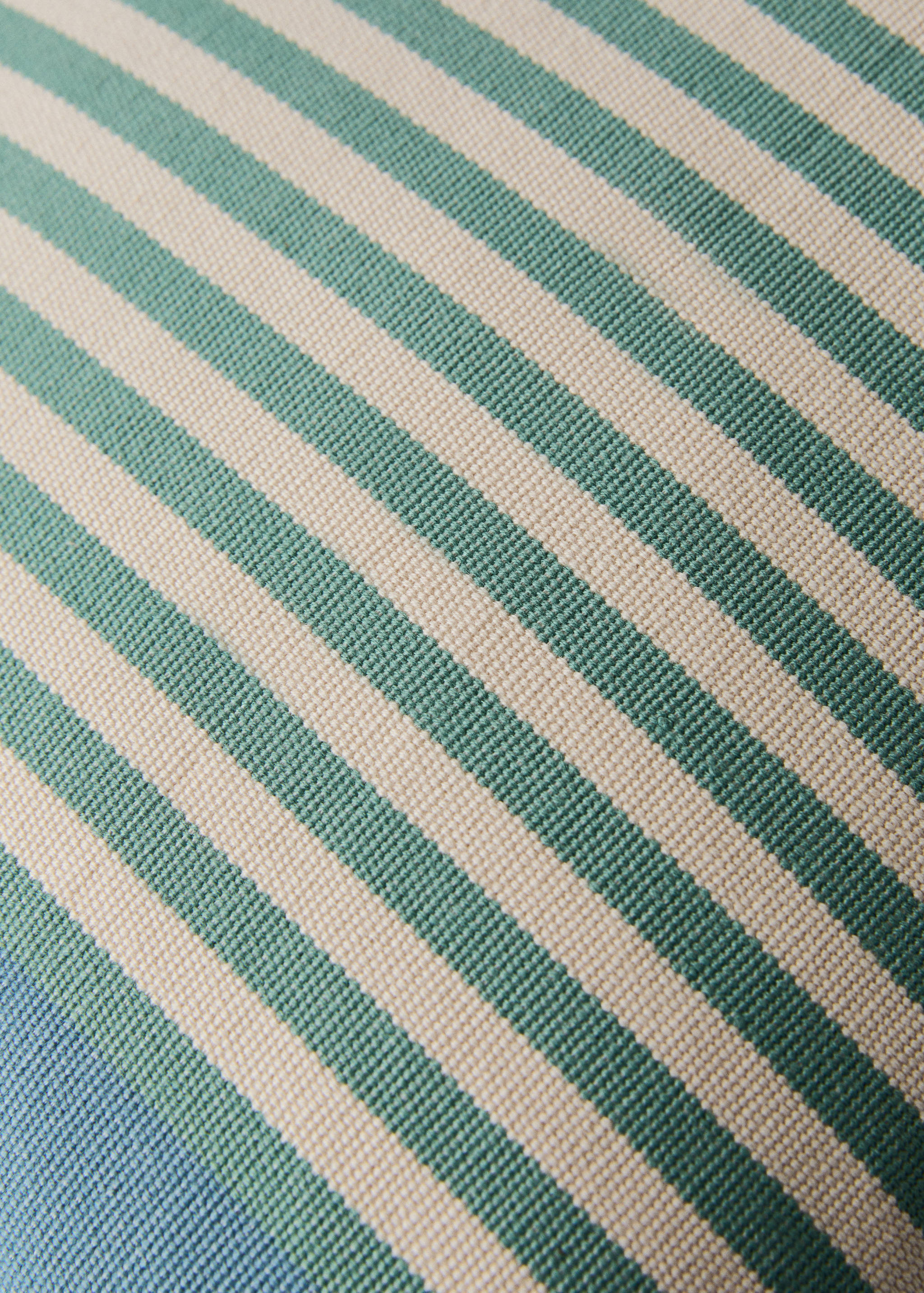 Cotton stripe cushion cover 40x60 cm - Details of the article 3