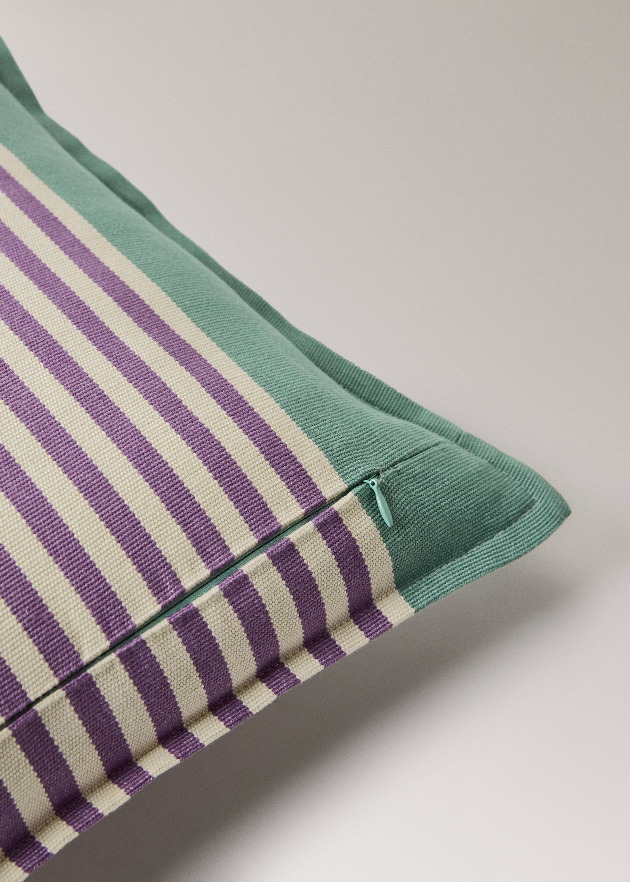 Cotton stripe cushion cover 40x60 cm - Details of the article 2