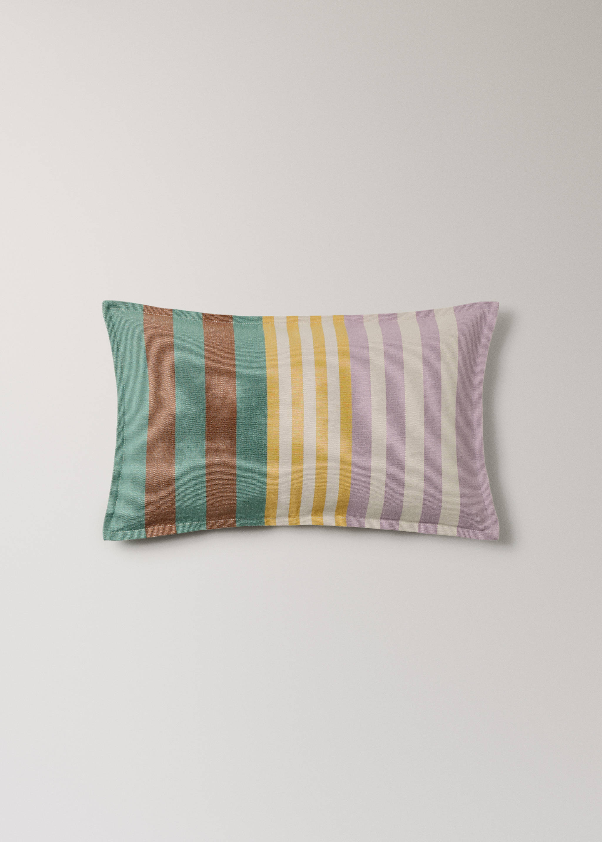 Cotton cushion cover with striped design 30x50 cm - Article without model