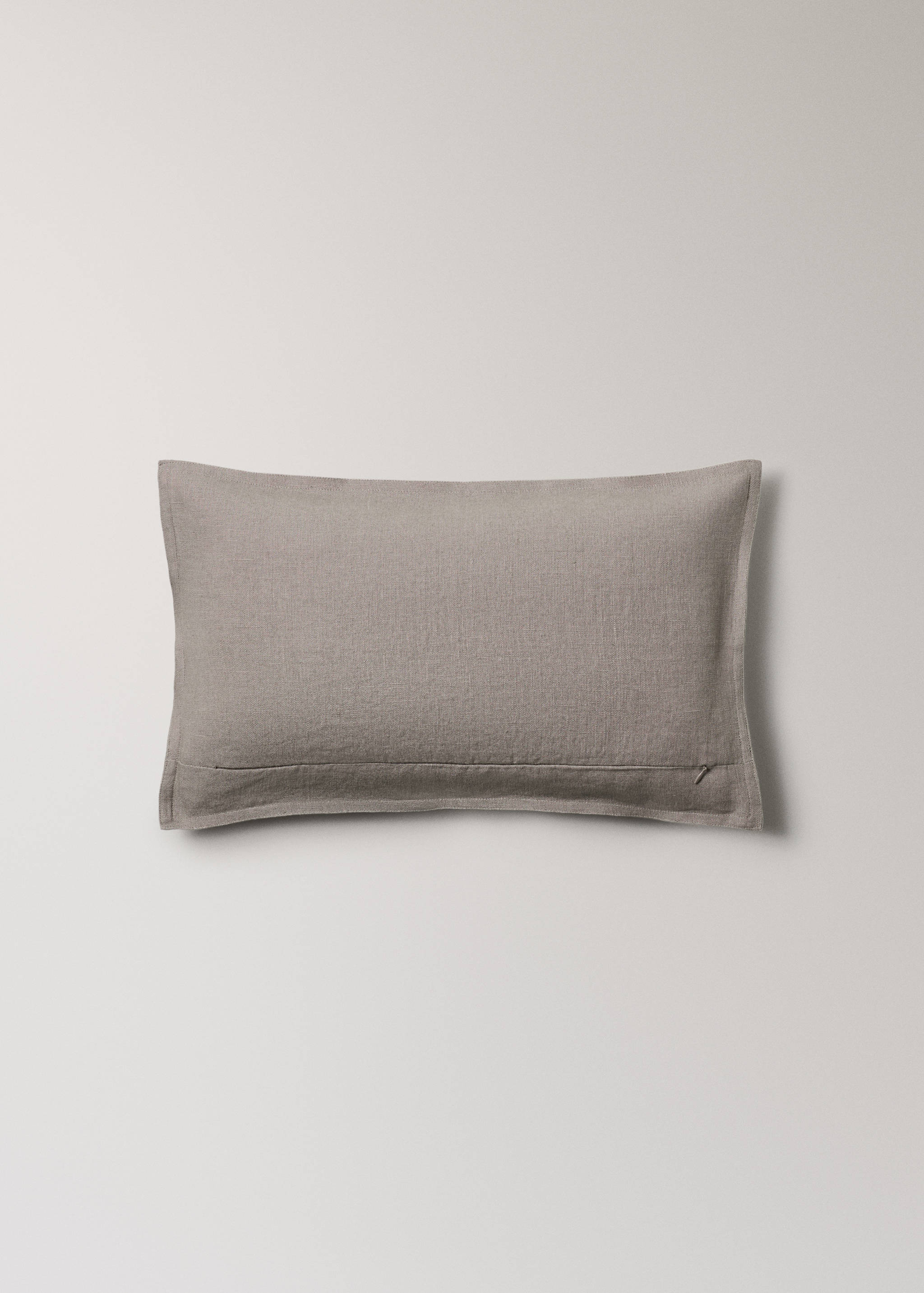 Linen cushion cover with flange 30x50 cm - Details of the article 1