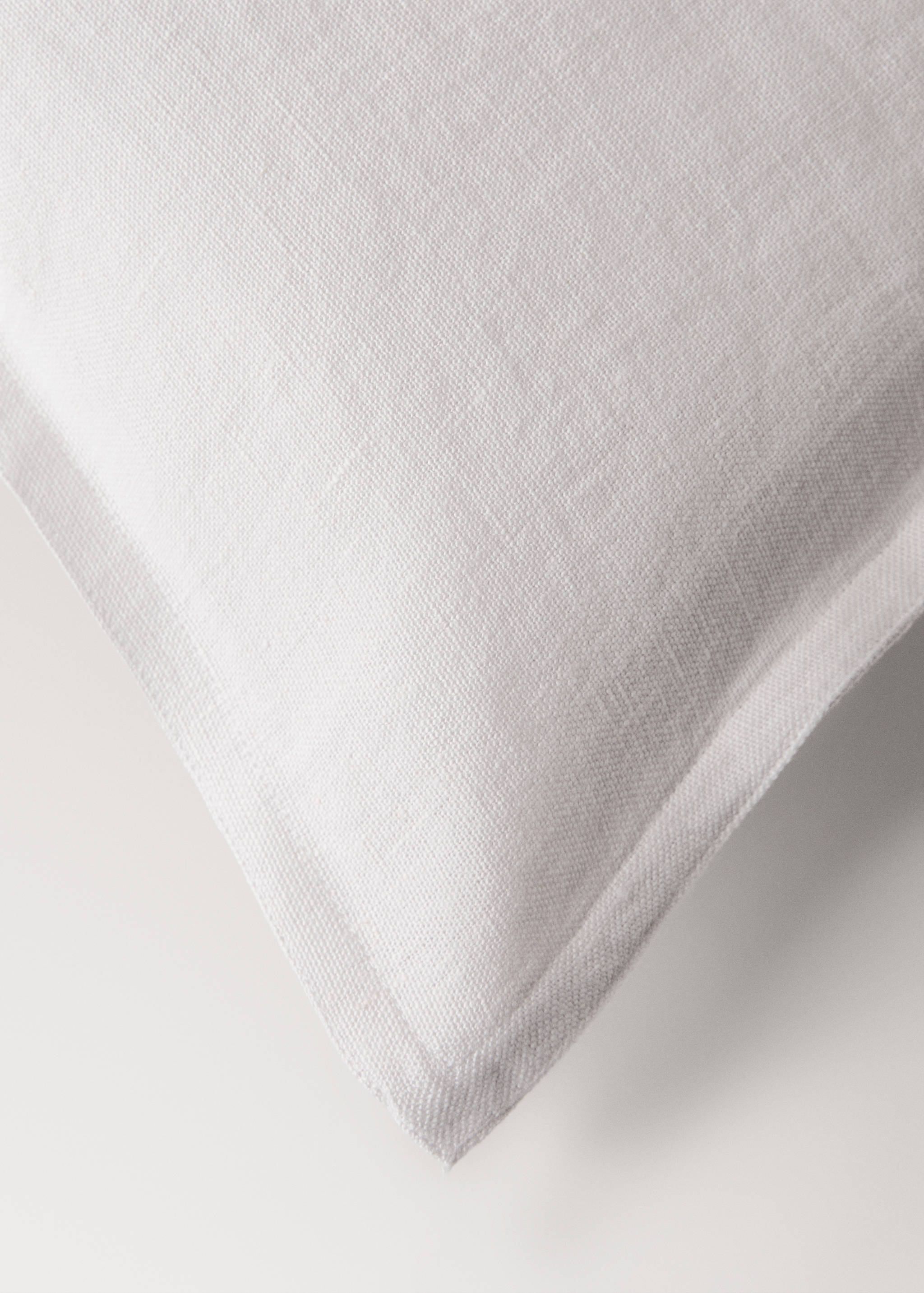 Linen cushion cover with flange 30x50 cm - Details of the article 2