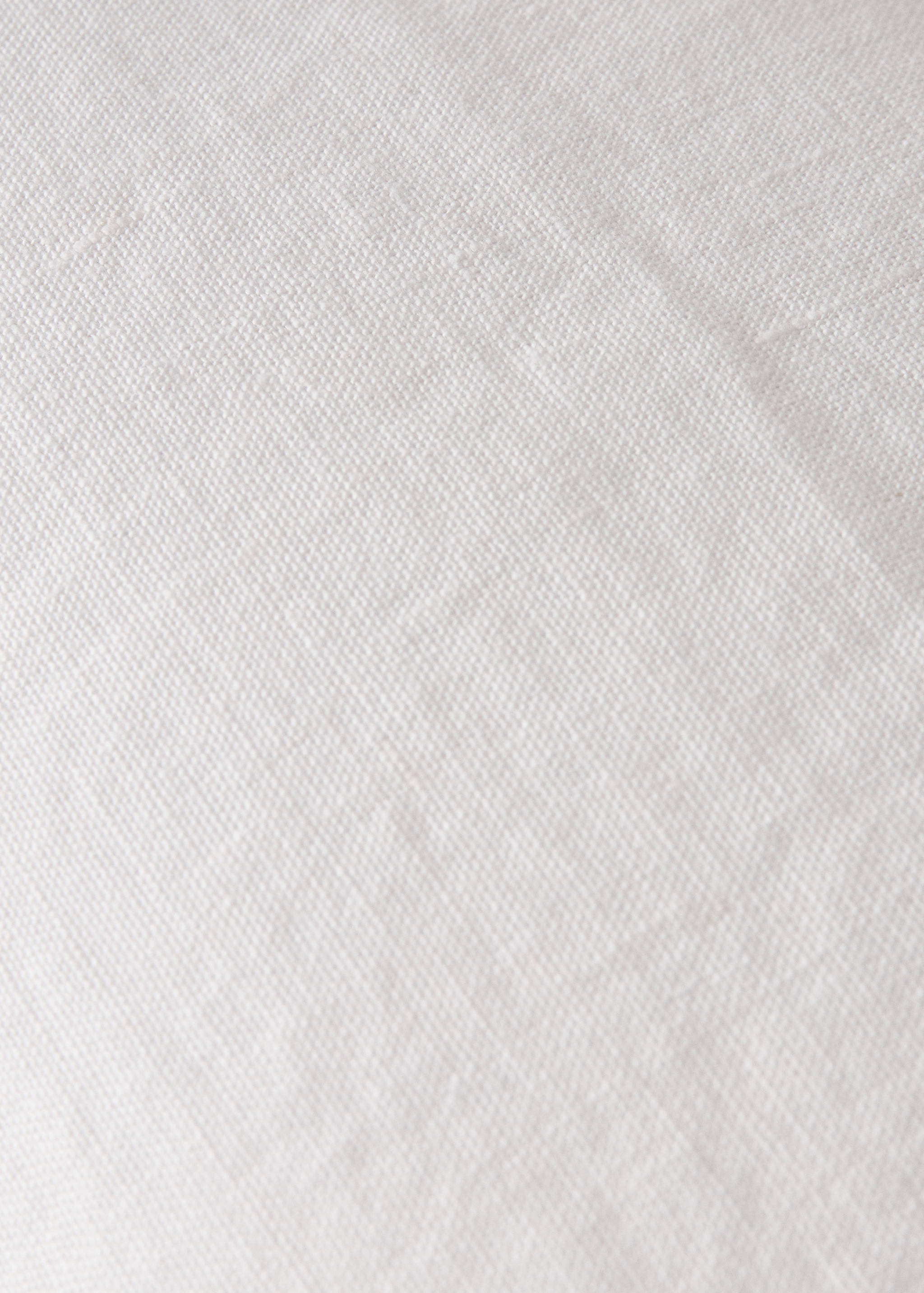 Linen cushion cover with flange 30x50 cm - Details of the article 4