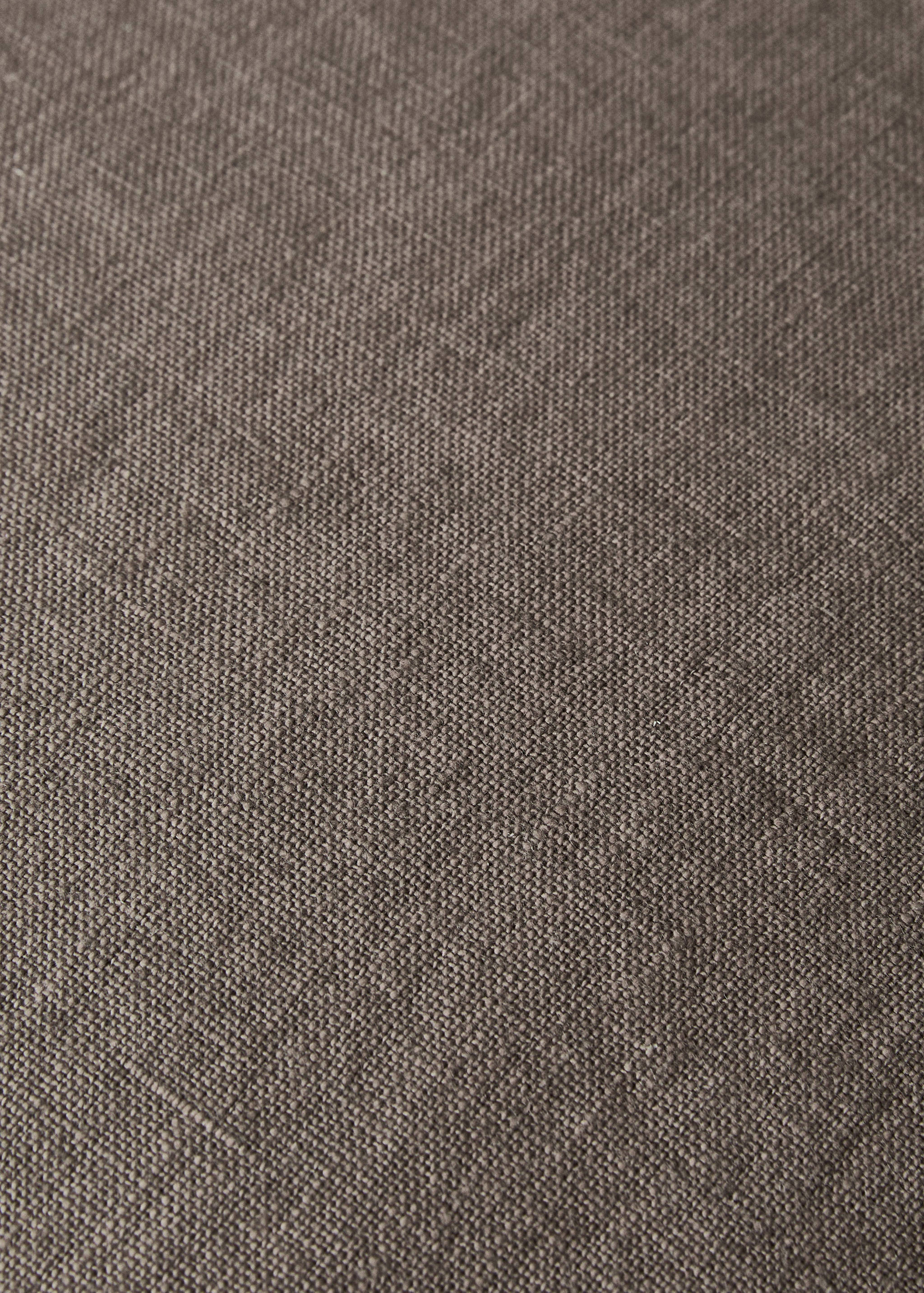 Linen cushion cover with flange 45x45 cm - Details of the article 4