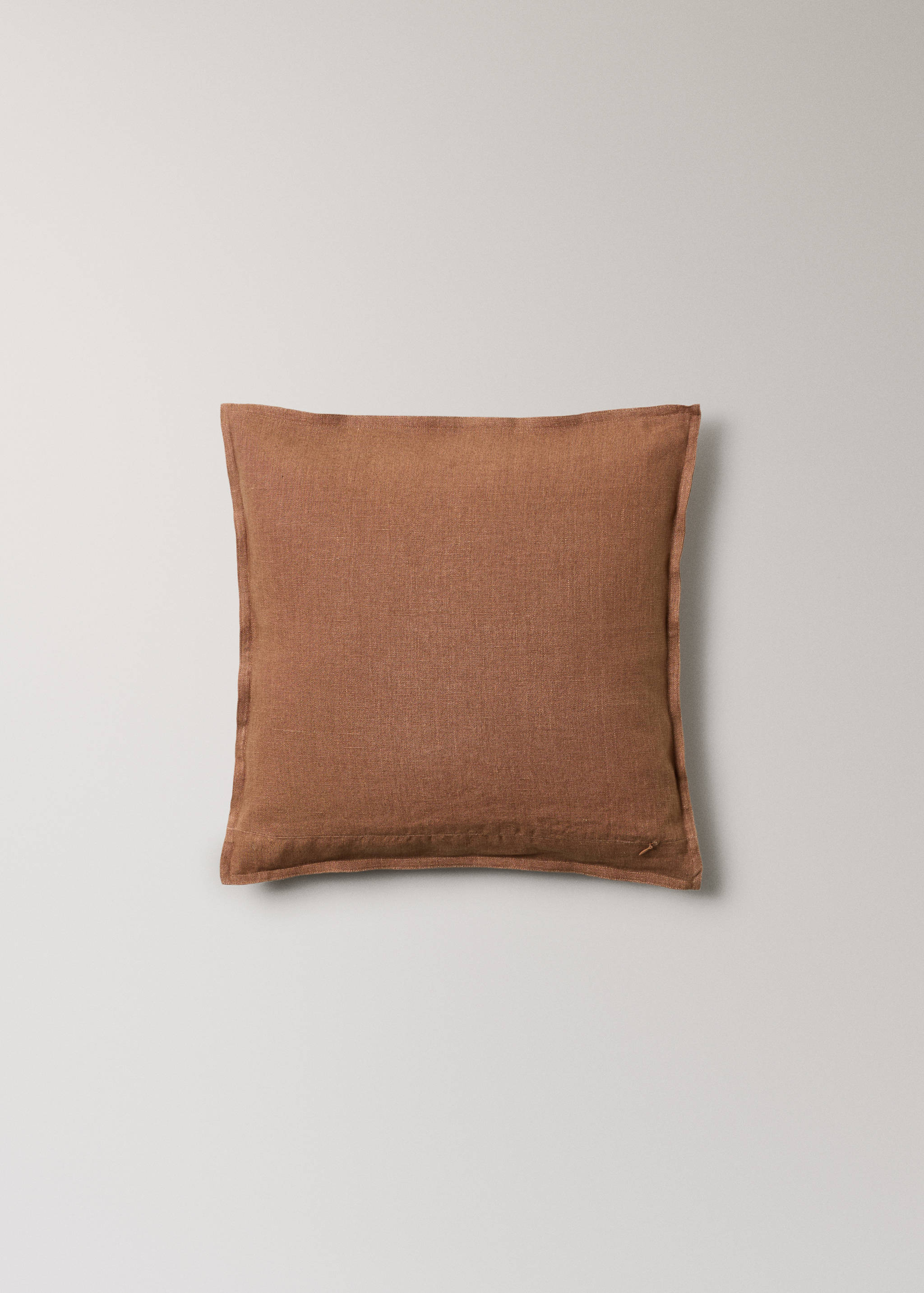 Linen cushion cover with flange 45x45 cm - Details of the article 1