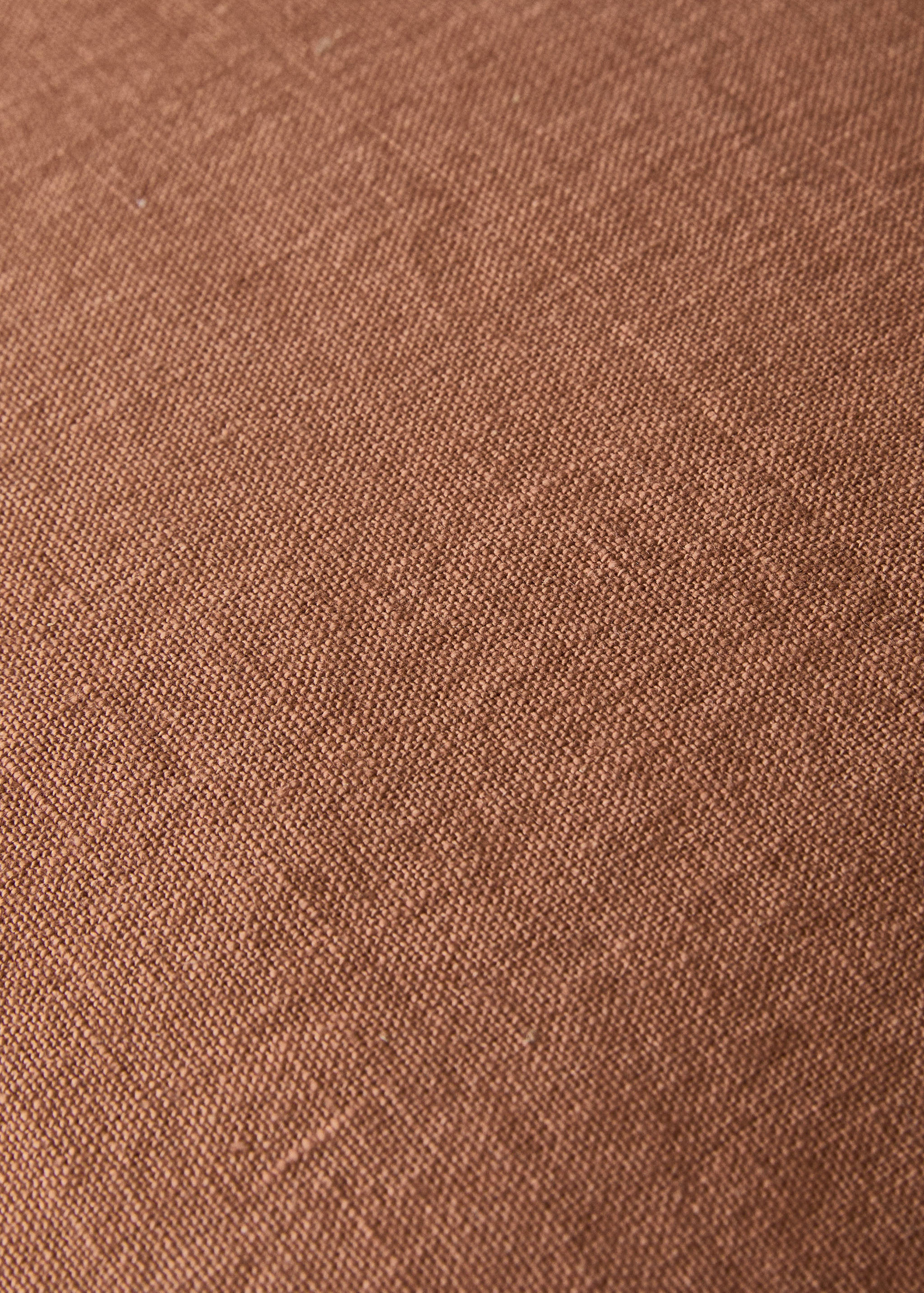 Linen cushion cover with flange 45x45 cm - Details of the article 4