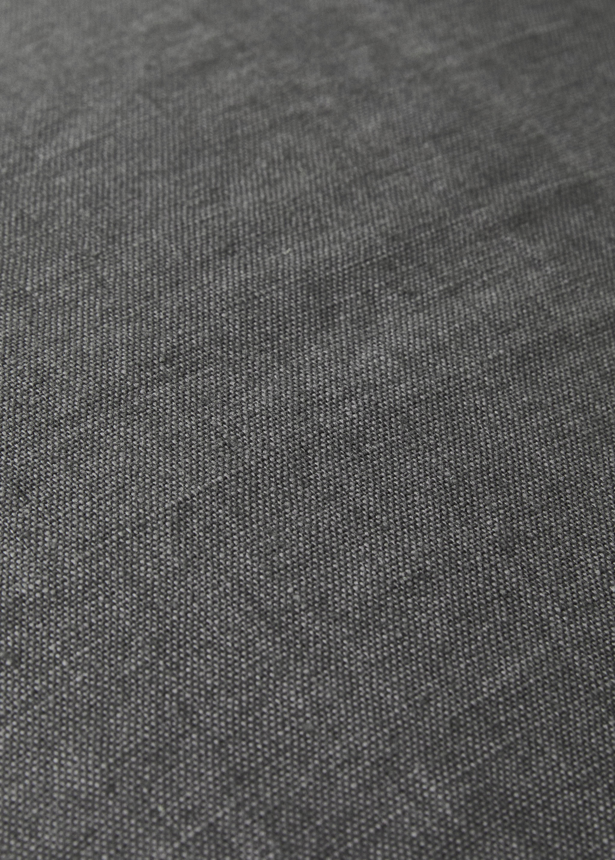 Linen cushion cover with flange 45x45 cm - Details of the article 4