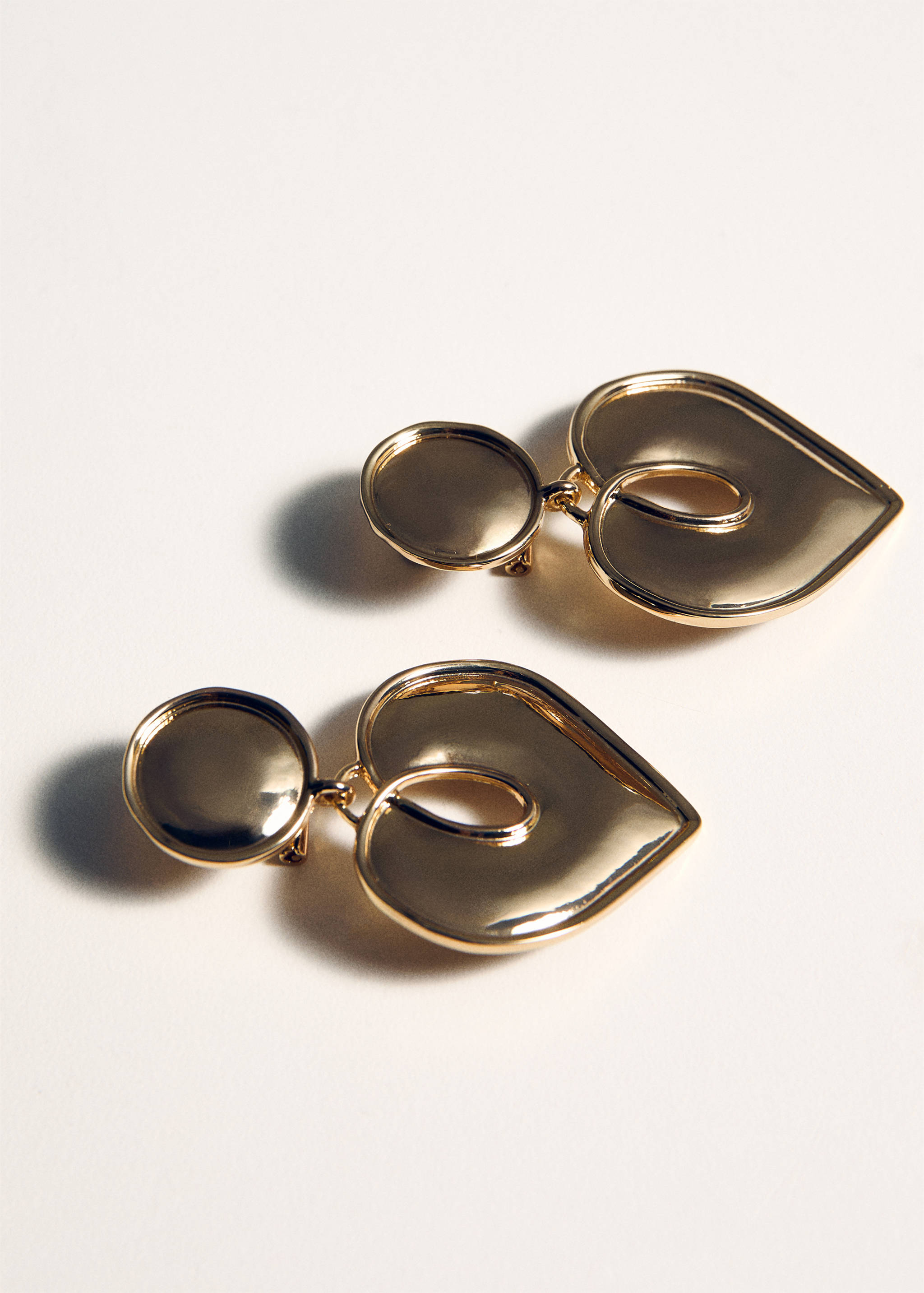 Boucles d'oreilles cœurs texturées - Détail de l'article 5