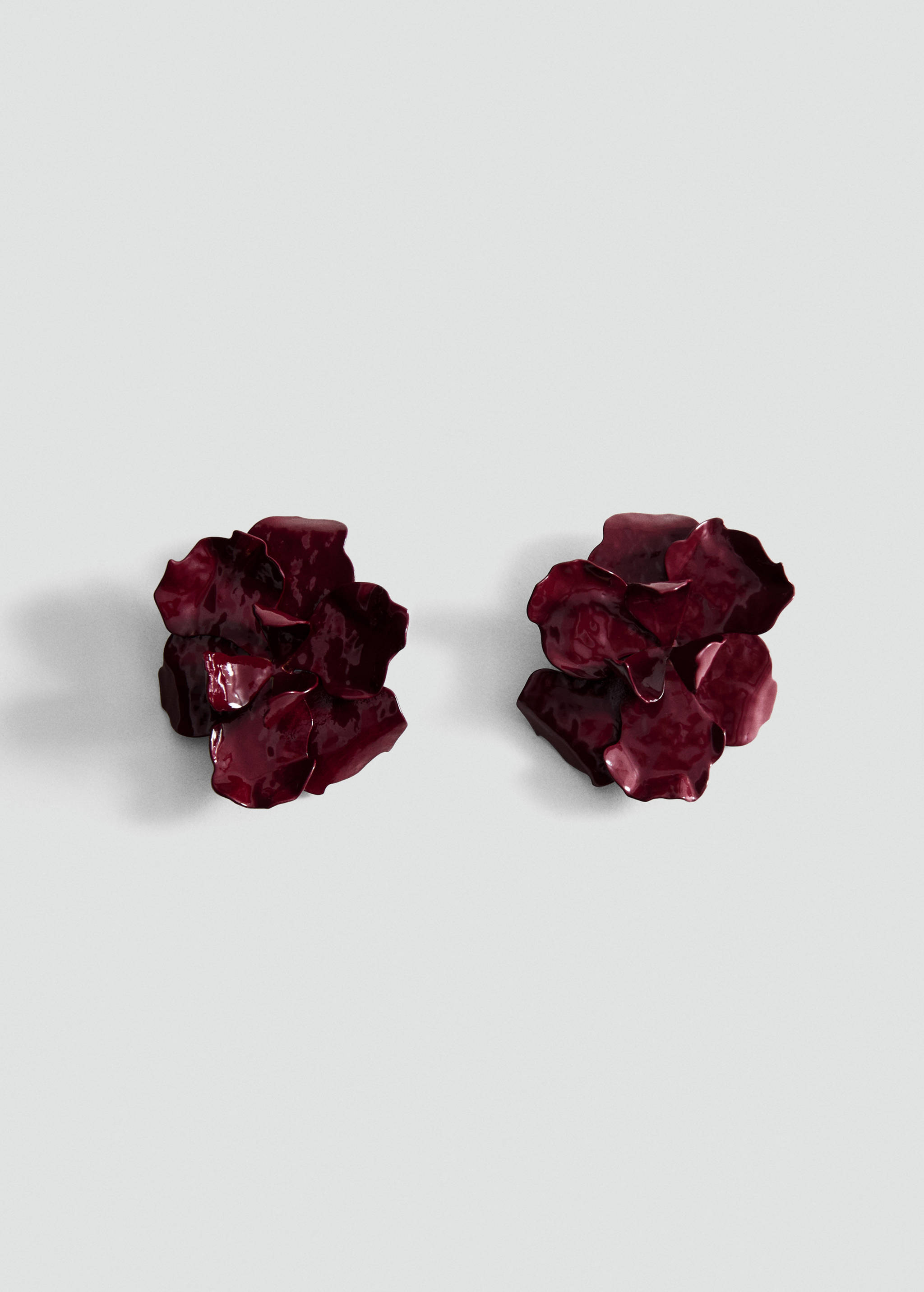 Flower-design earrings - Article without model